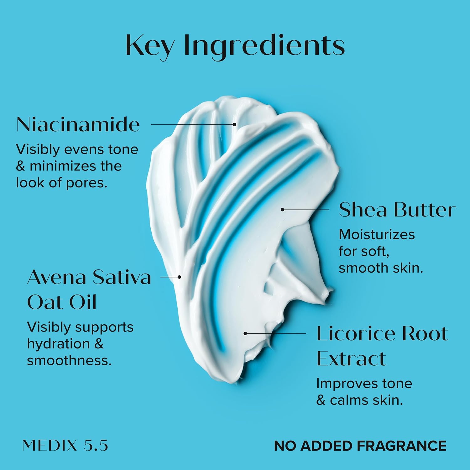 MEDIX 5.5 Collagen Cream Skin Care Face Lotion & Body Lotion For Dry Skin | Anti Aging Collagen Peptides Firming Cream Body Moisturizers Lifts, Firms, & Tightens For Younger Looking Skin, 15 Fl Oz
