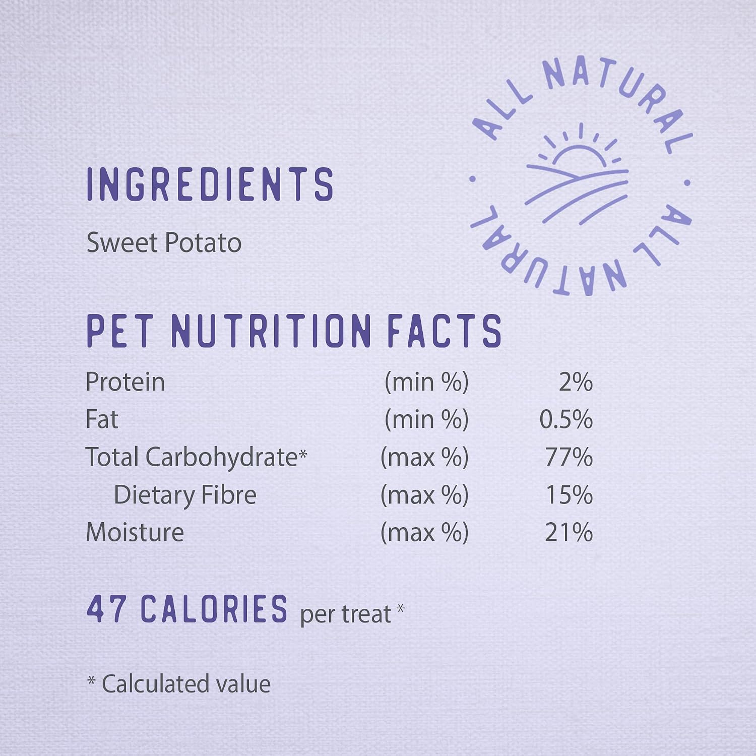 Caledon Farms Sweet Potato Chews for Dogs 9.3 OZ