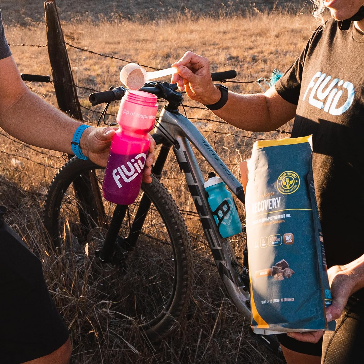Fluid Recovery, Post-Workout Drink Mix, Whey Isolate Protein, L-Glutamine, Carbs, All Natural Ingredients, Gluten-Free, Lactose-Free (Tropical Fruit)