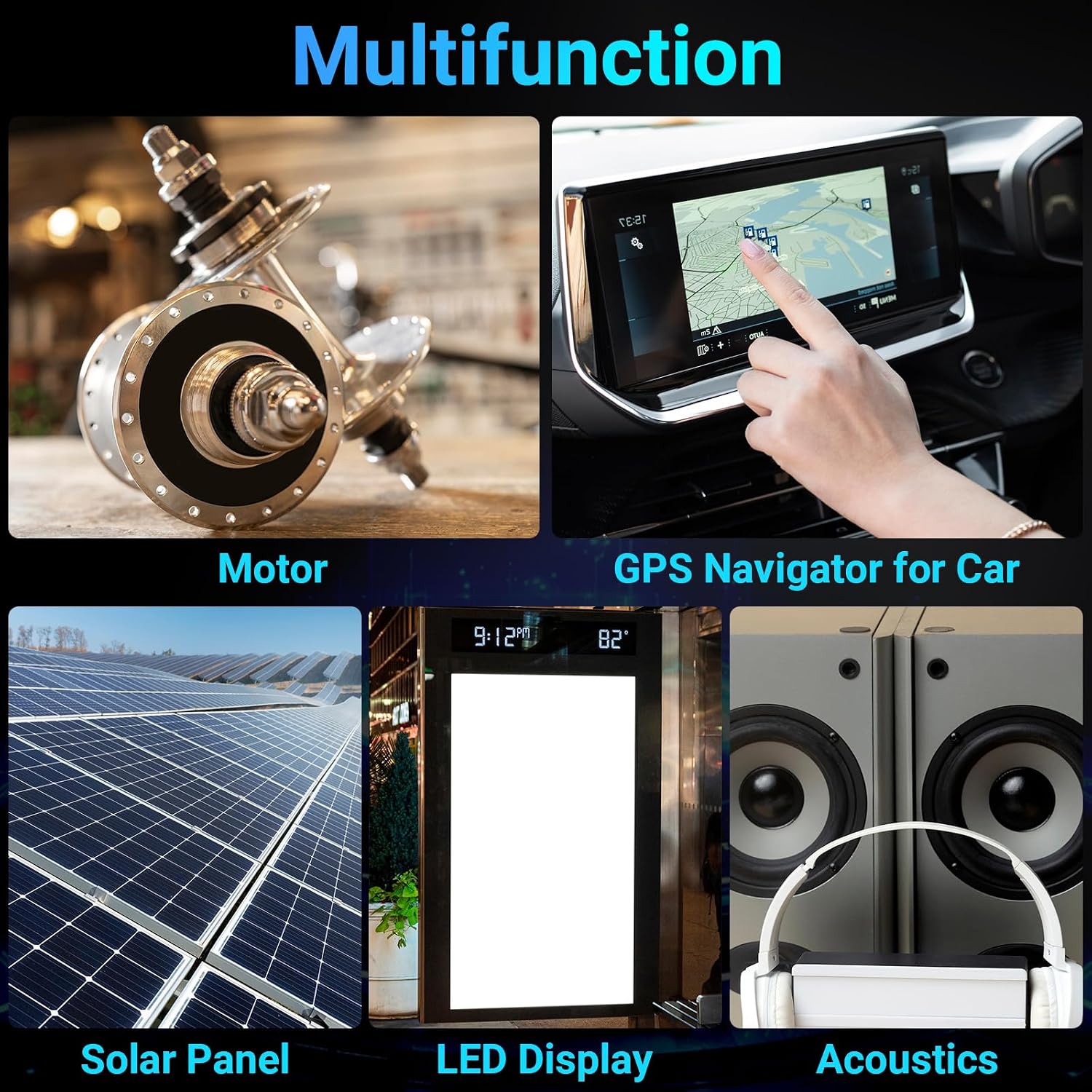 DROK 12V to 6V Step Down Converter, DC 11-32V to 6V 3A Buck Converter, 24V 12V DC Power Supply Voltage Regulator for Vehicle Car Truck RV Solar Panels