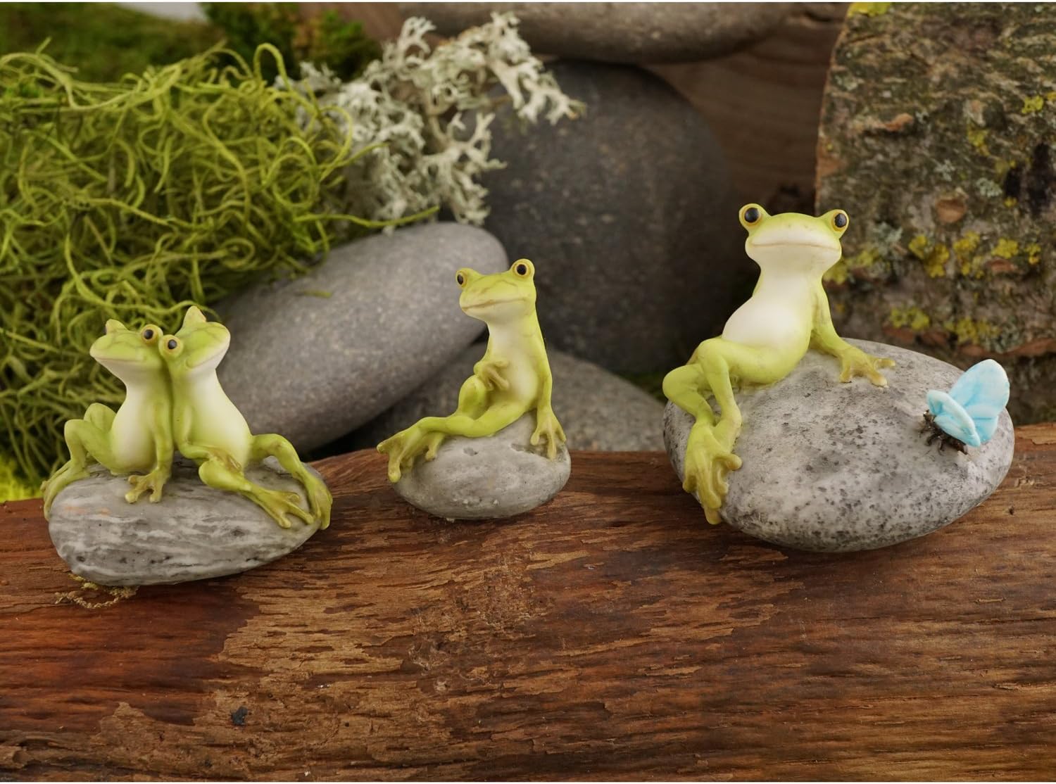 Top Collection Miniature Fairy Garden and Terrarium Statue, Mini Dragon, Green