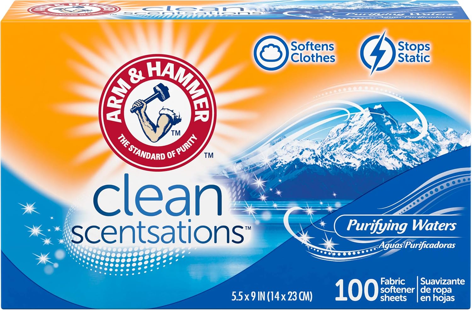 A&H FRESH 'N SOFT DRYER SHEETS 100CT