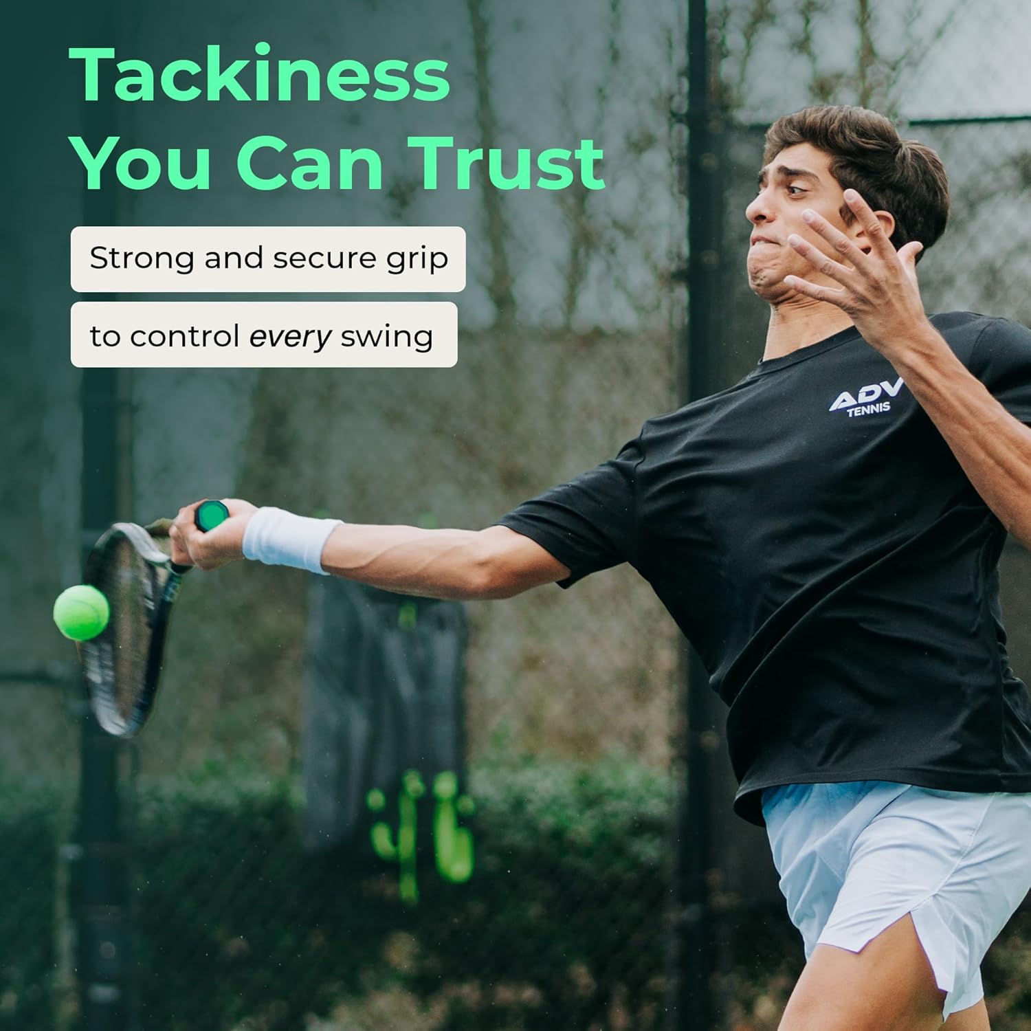 ADV MaxTac Tennis Overgrip, Tacky Moisture-Wicking Grip (Orange, 12-Pack)