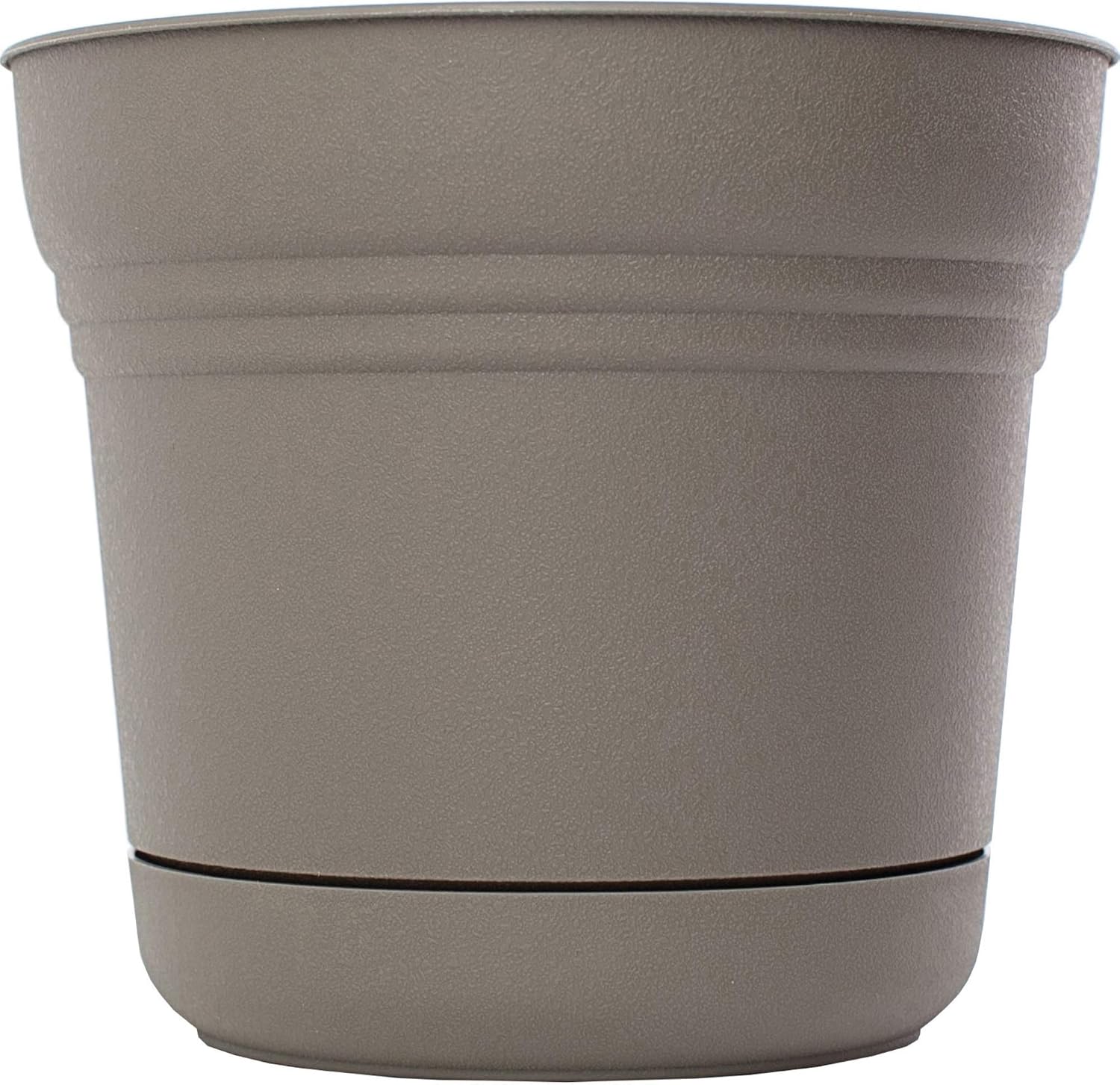 Bloem Saturn Planter with Saucer, 10", Calypso (SP1027)