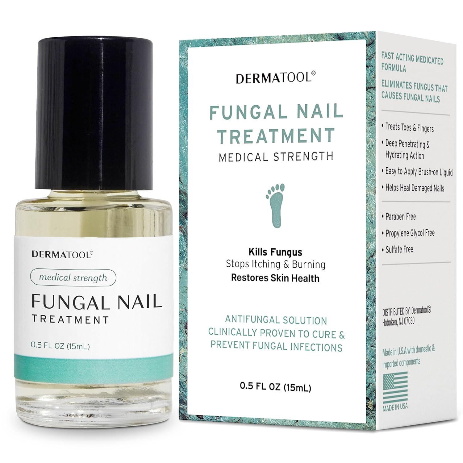Toenail Fungus Treatment Extra Strength Antifungal Solution and Nail Fungus Treatment for Toenail - Repairs Fungal Damaged, Yellow, Thick