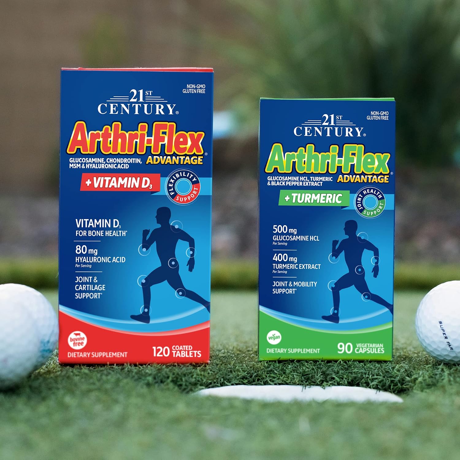 21st Century Arthri-Flex Advantage + D3 Joint Support Tablets, 120 Count