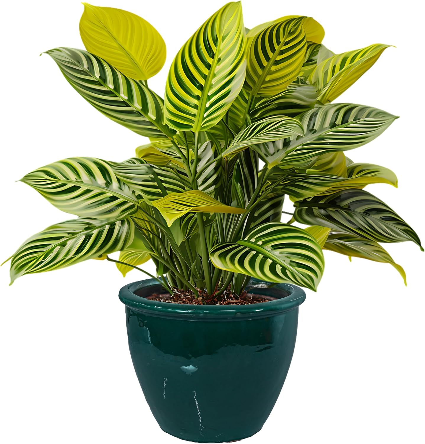 Sunnydaze Chalet 12" Ceramic Plant Pot, Imperial Blue Glaze, 2pk