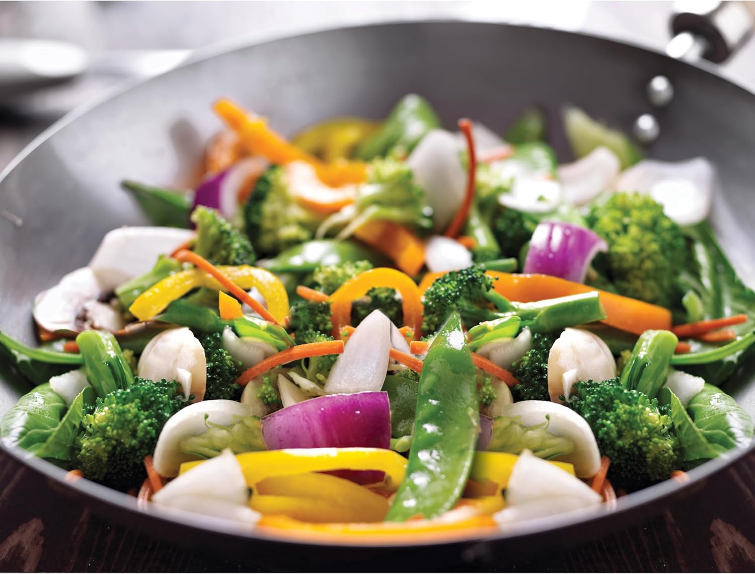 Helen's Asian Kitchen Xylan Non-Stick Wok, 12-Inch Flat Bottom Wok