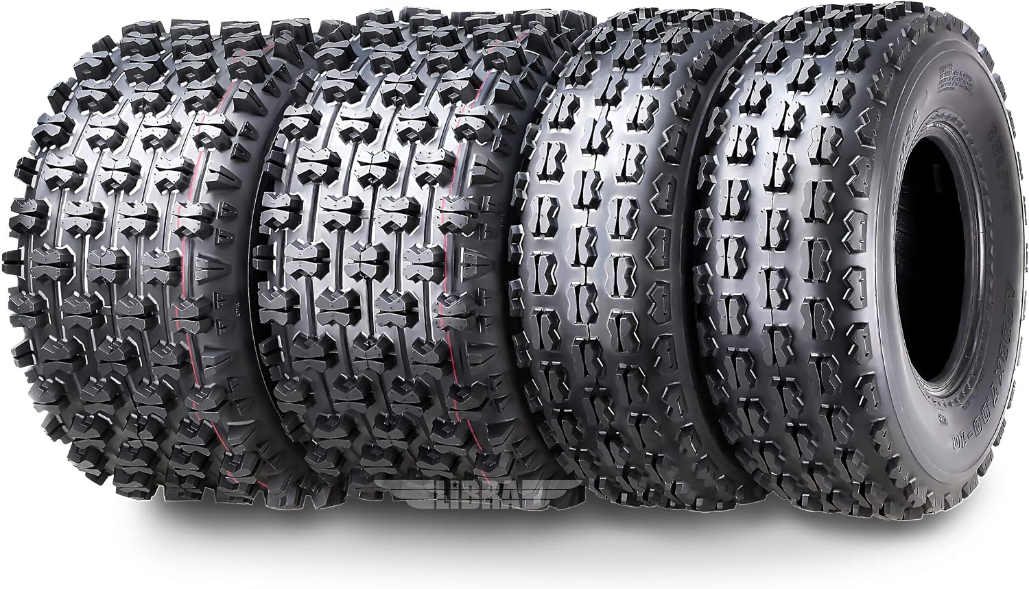 WANDA 4 Sport ATV tires 22x7-10 & 22x10-9 for 01-09 Honda TRX 250EX 300EX