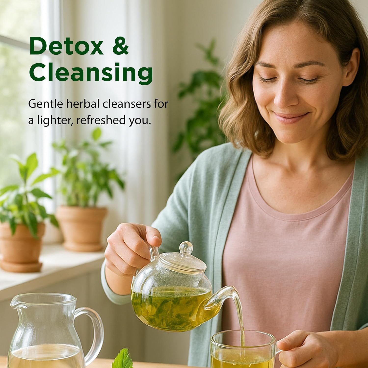 Flora - Flor-Essence - Gentle Detox Tea for a Full-Body Cleanse - Contains Organic Slippery Elm Bark, Rhubarb, Burdock Root & More - Vegan, Non-GMO & Gluten-Free - 17 fl. oz.