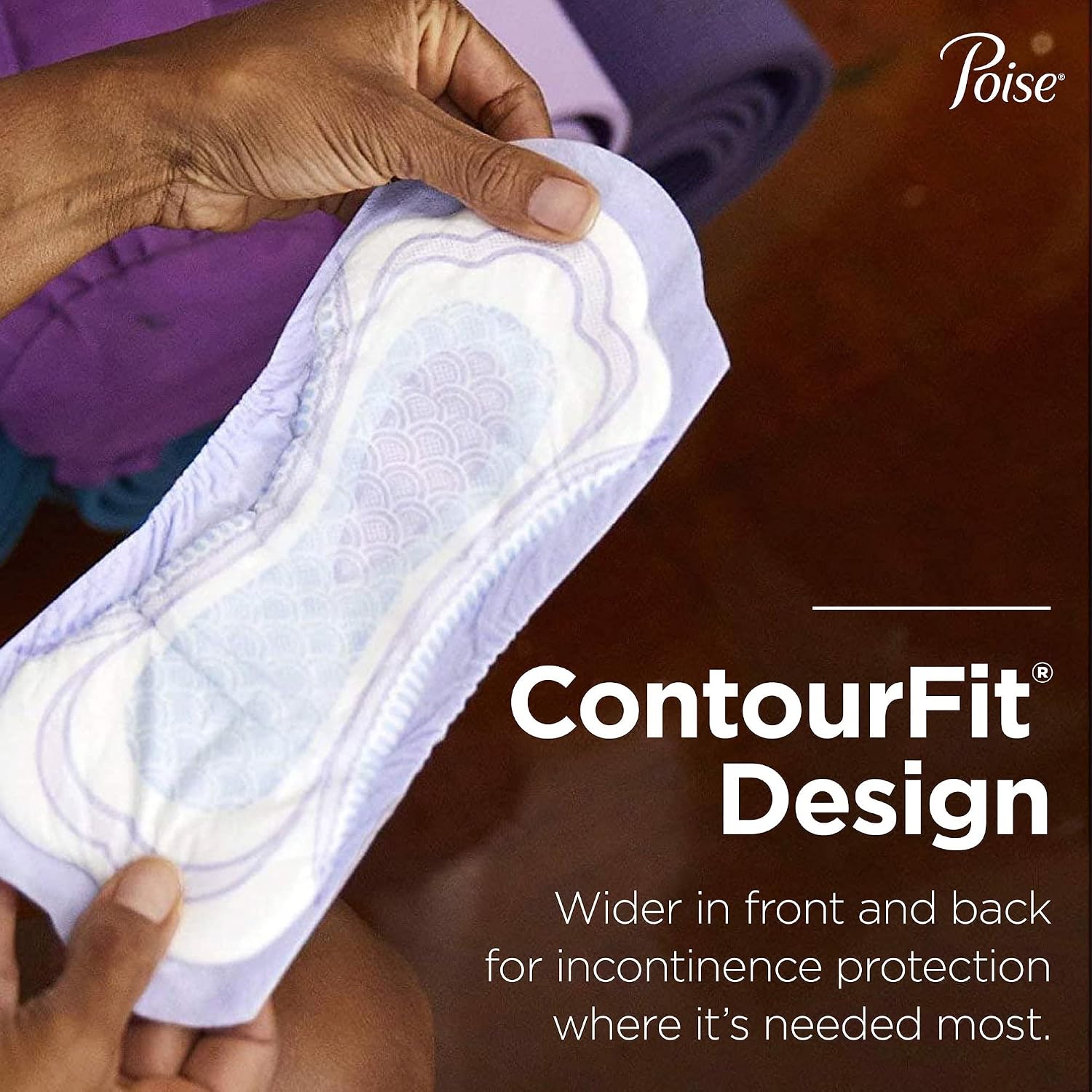 Poise Incontinence Pads, Maximum Absorbency, Long, 12 ct
