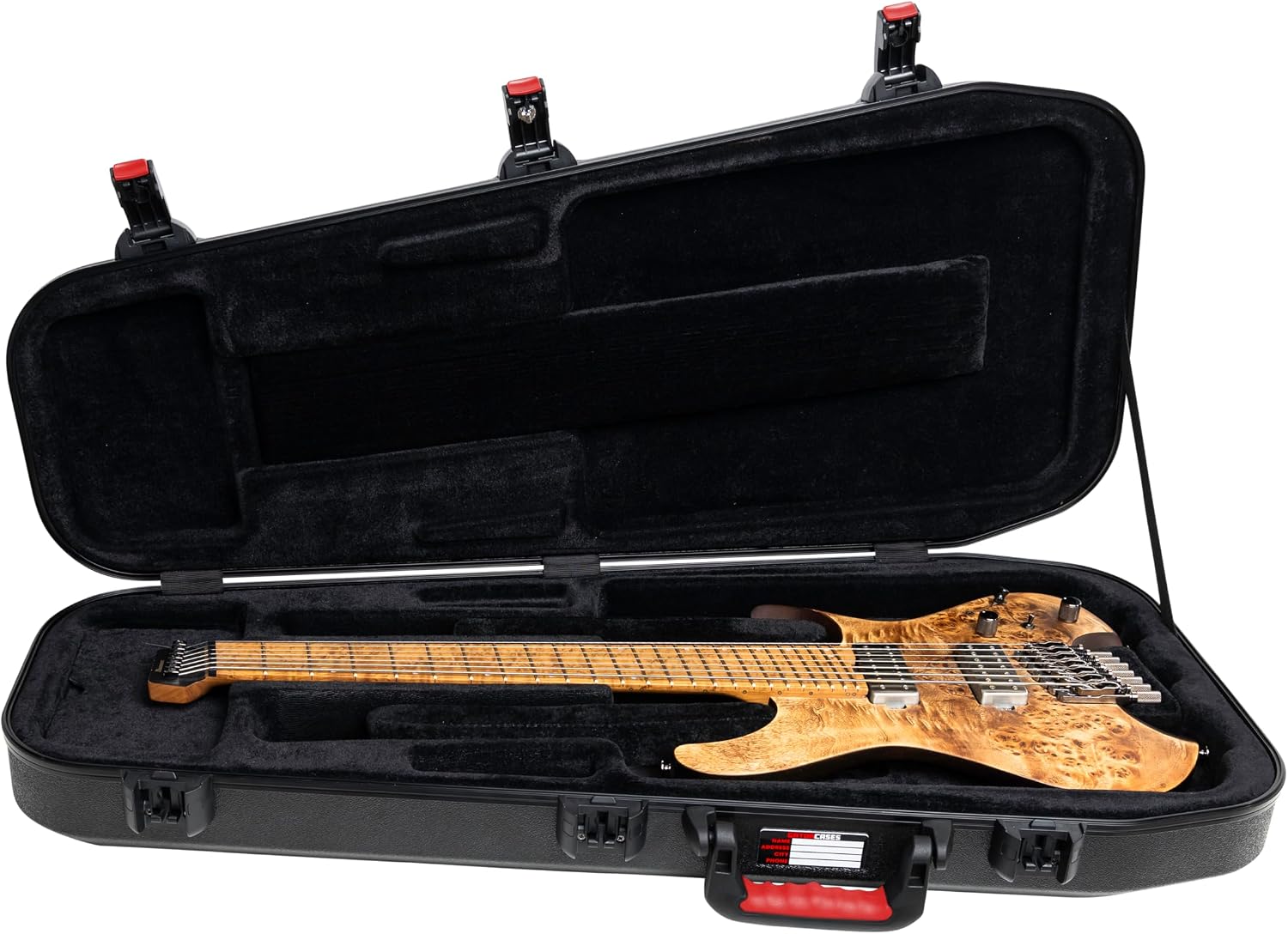 Gator Cases Molded Flight Case For SG Style Double Cut Away Guitars With TSA Approved Locking Latch, (GTSA-GTRSG)