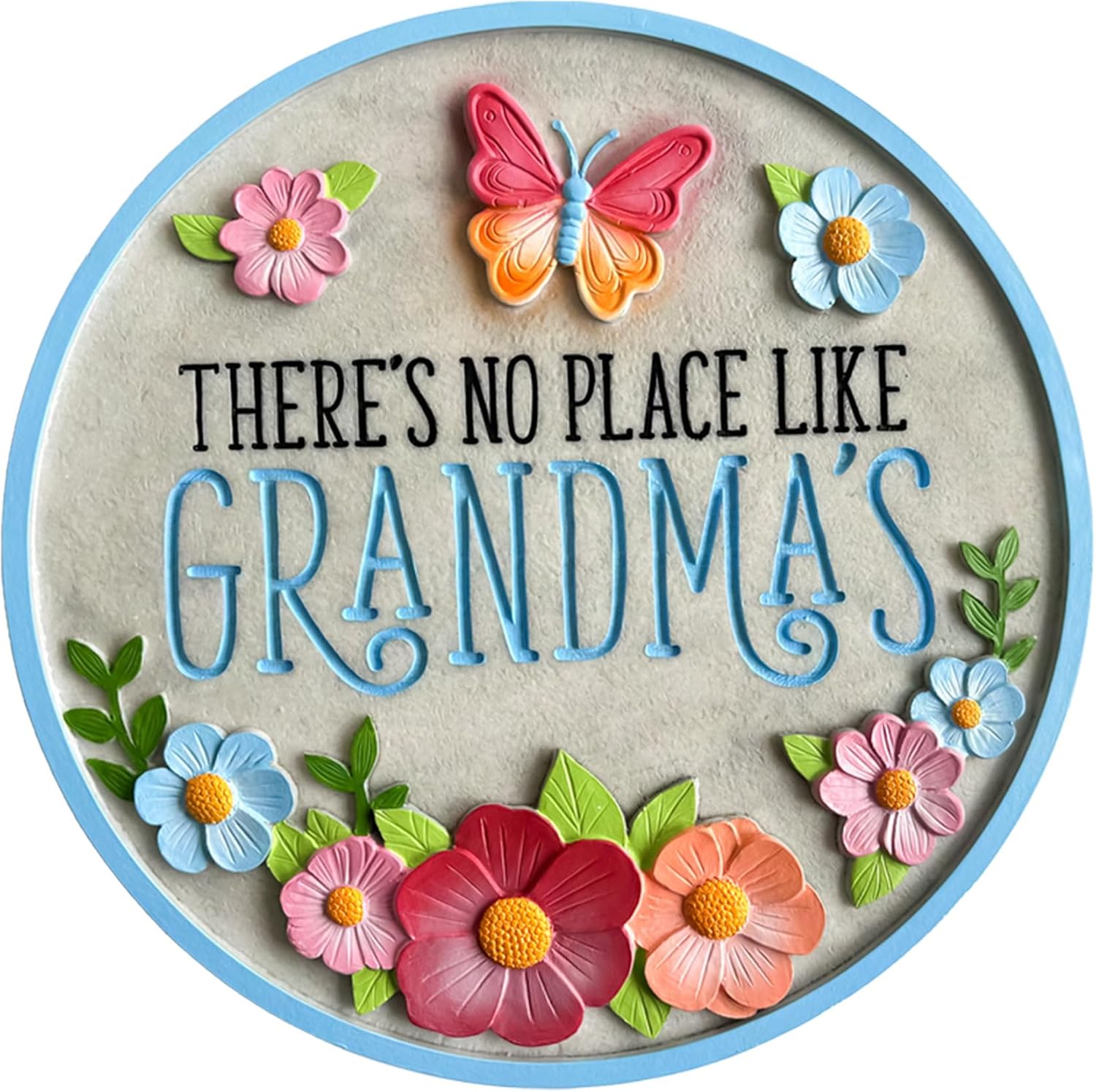 Spoontiques - Garden Décor - Nut House Stepping Stone - Decorative Stone for Garden