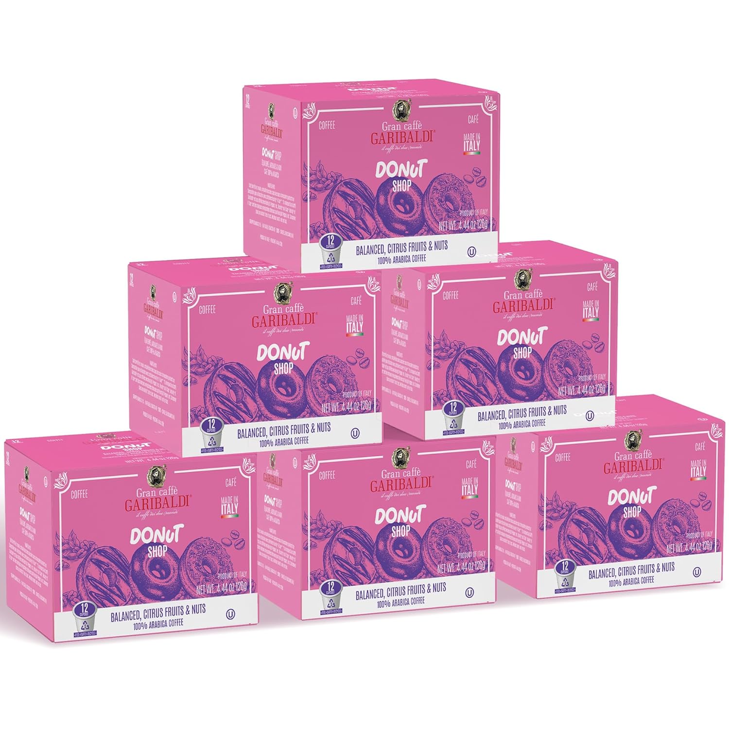 Caffè Garibaldi Colombian Coffee Pods for Keurig K-Cup Brewers, 12 Count