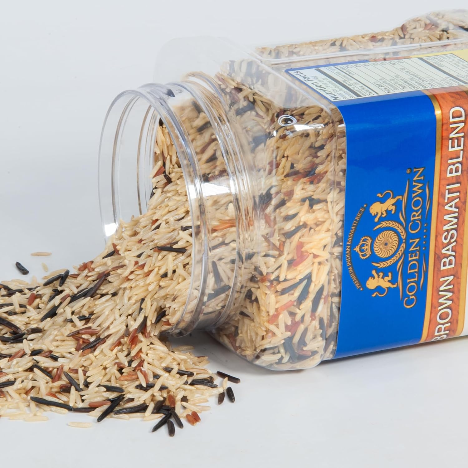 Golden Crown 8-in-1 Wild Rice Blend w/Red, Black Barley, Wild Rice Mix, 2lb