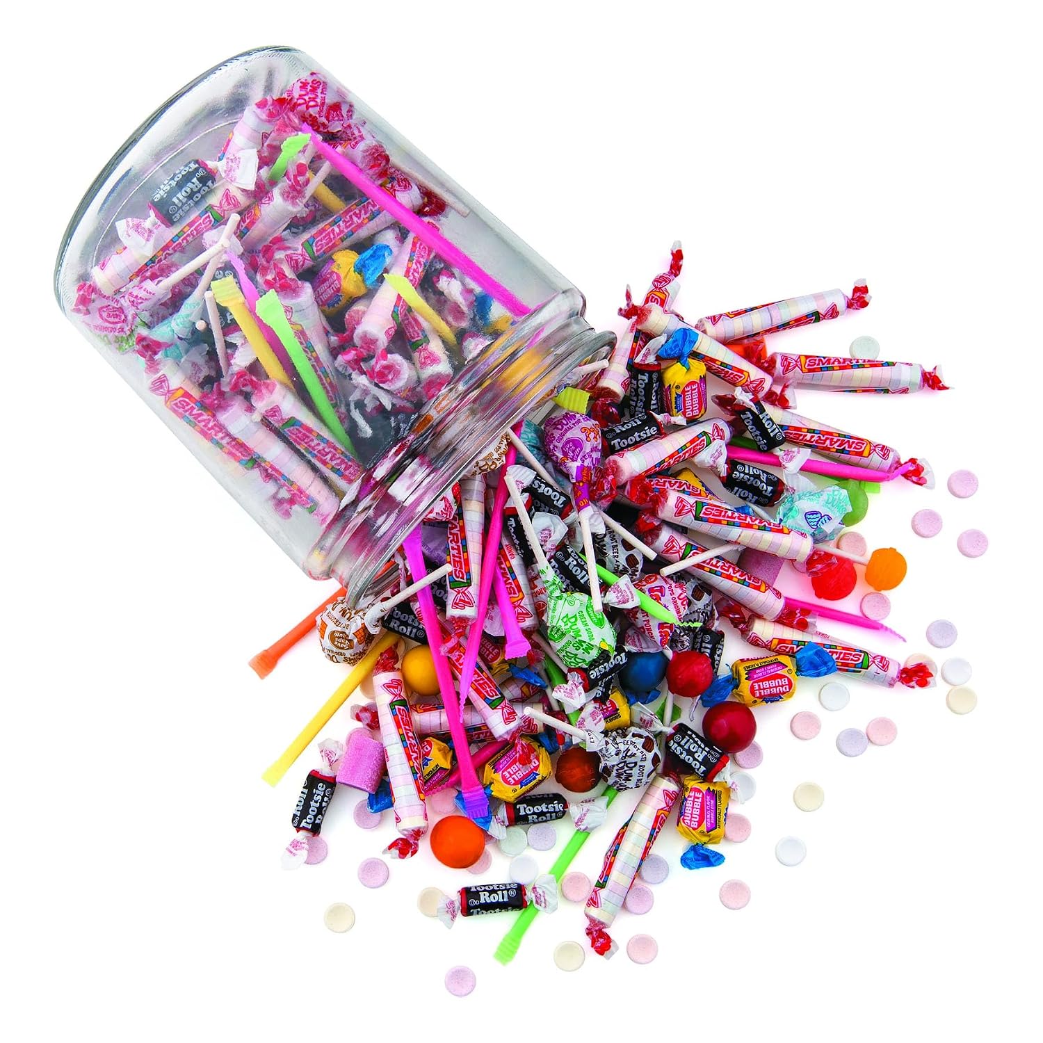 Fun Express Bulk Candy Variety Pack, 9 lb, 1000 Pcs | Individually Wrapped, Assorted Candy Mix, For 4th of July, Halloween, Piñata Filler