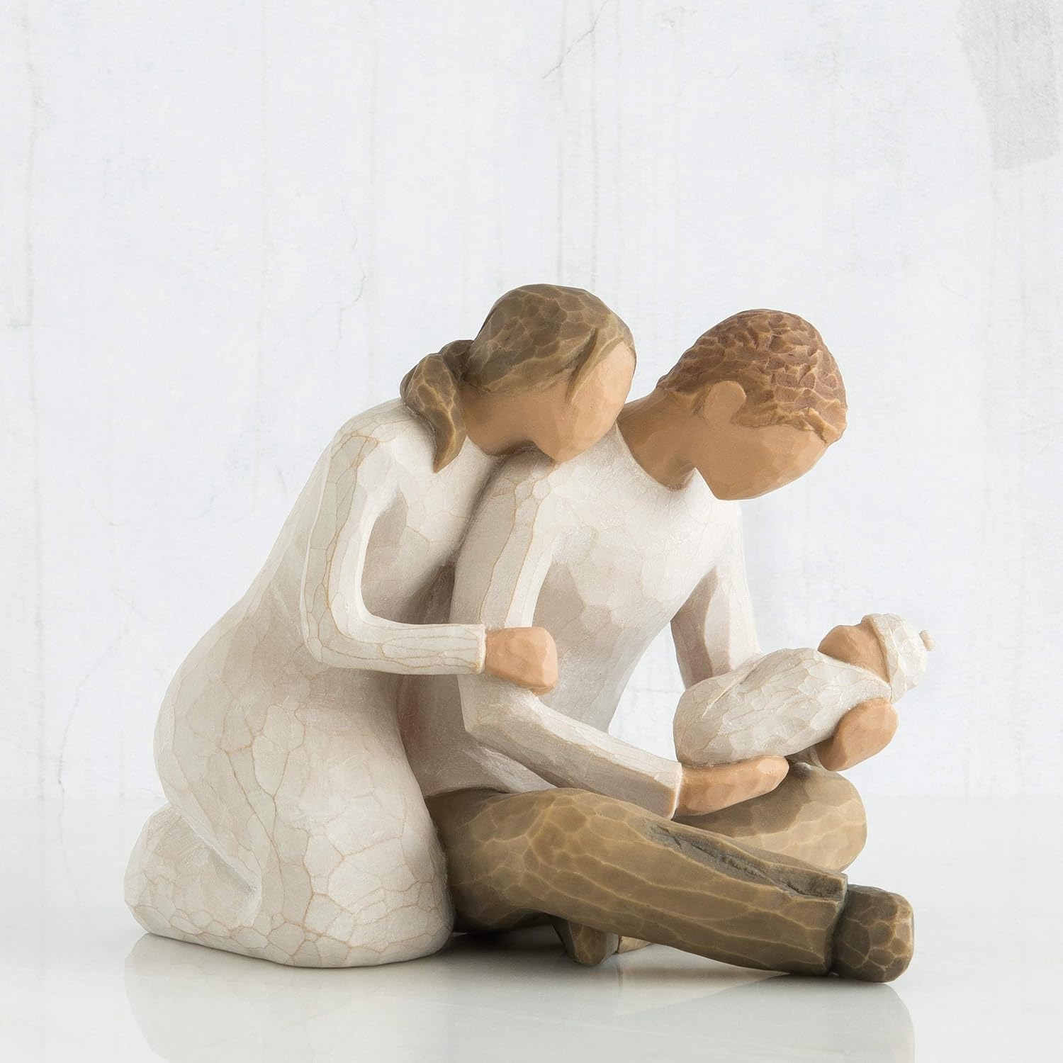 Willow Tree Nurture, Sculpted Hand-Painted Figure | Hand-Painted Resin Figurine, Sculpted by Artist Susan Lordi, Celebrates Loving Family Relationships, Family Grouping