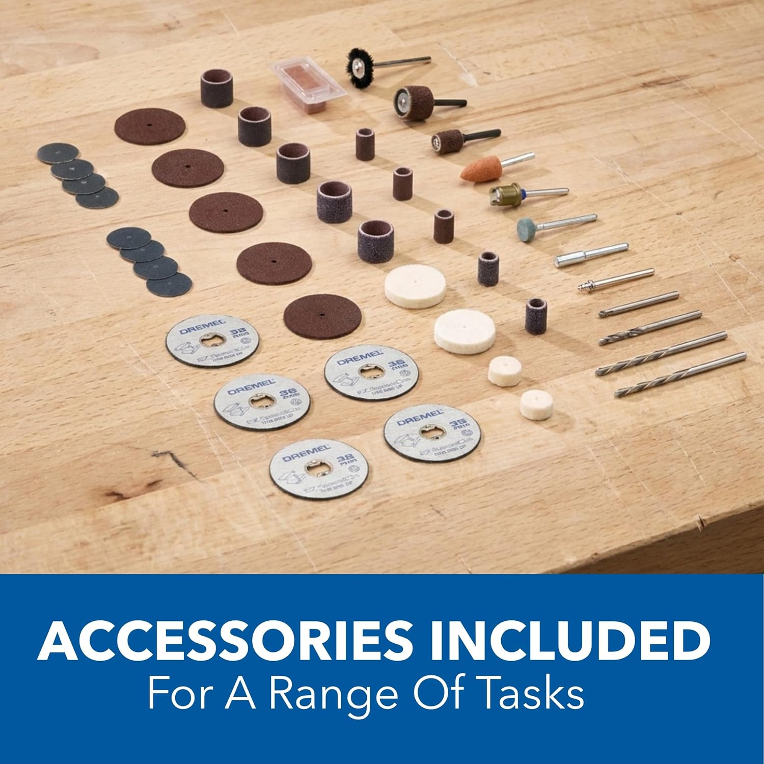 Dremel 4300-9/64 Rotary Tool Kit with Flex Shaft - 9 Attachments & 64 Accessories - Ideal for Engraving, Etching, Sanding, and Polishing