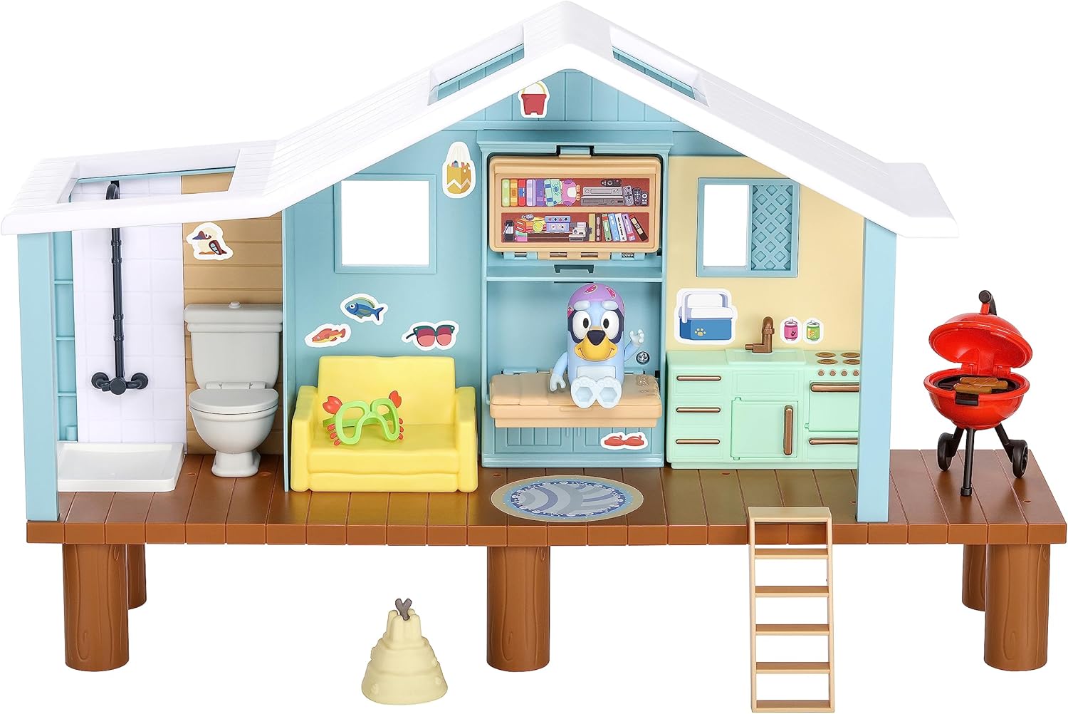 Bluey Toy House Mega Bundle, Family Home & BBQ Playhouse, Ages 3-5