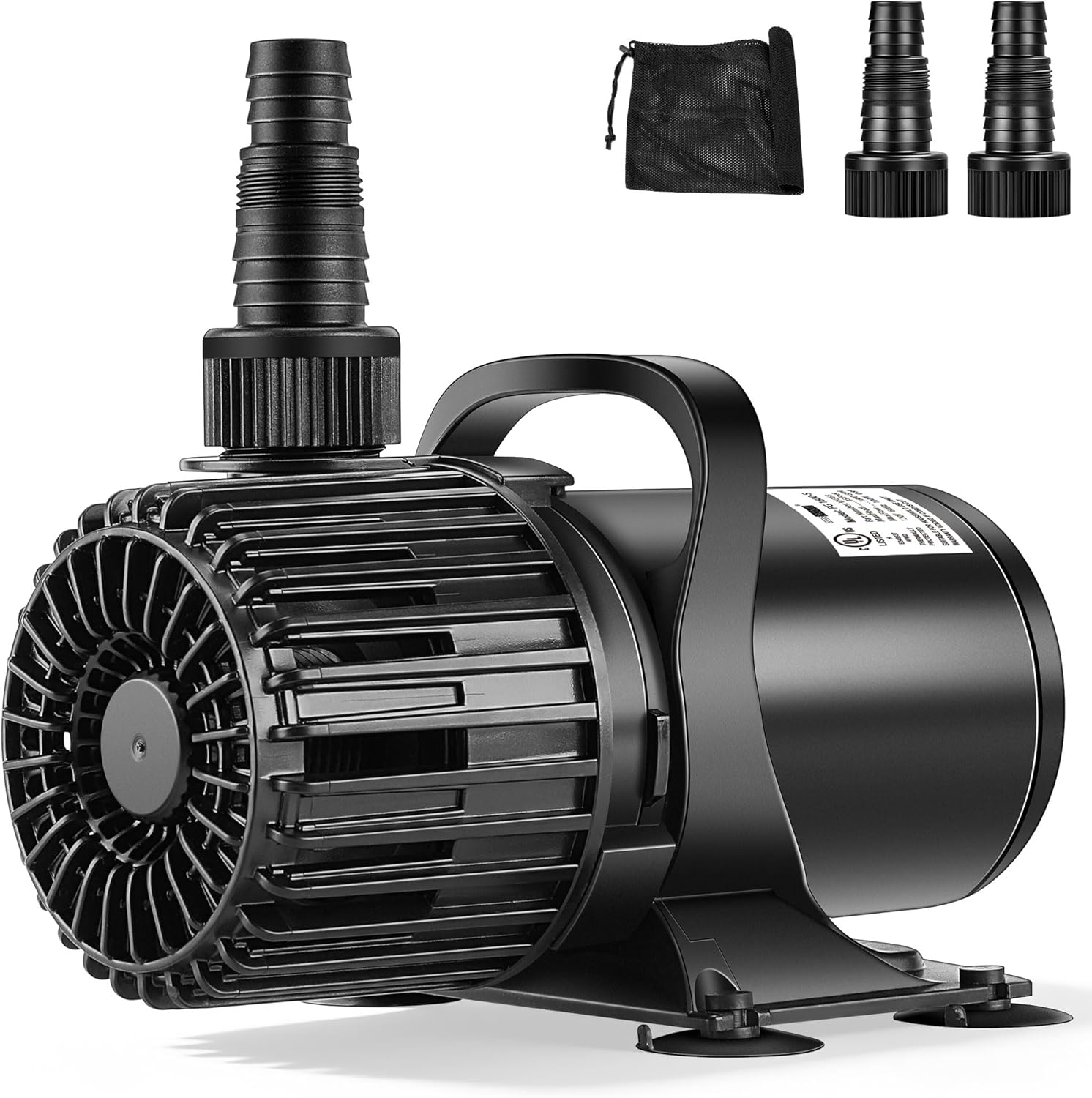 VIVOHOME 100W Pond Pump, 1600GPH Submersible Water Pump for Koi Pond
