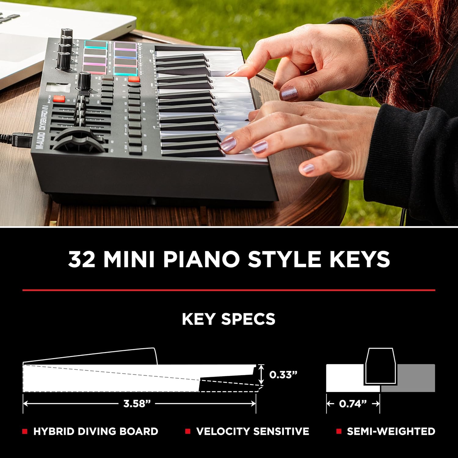 M-AUDIO Oxygen Pro Mini 32 USB MIDI Keyboard Controller