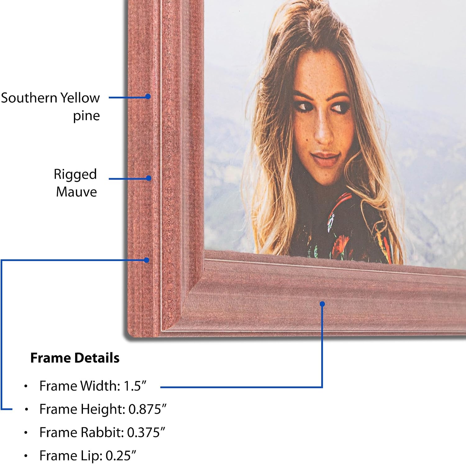 ArtToFrames 28x35 Inch Pink Picture Frame