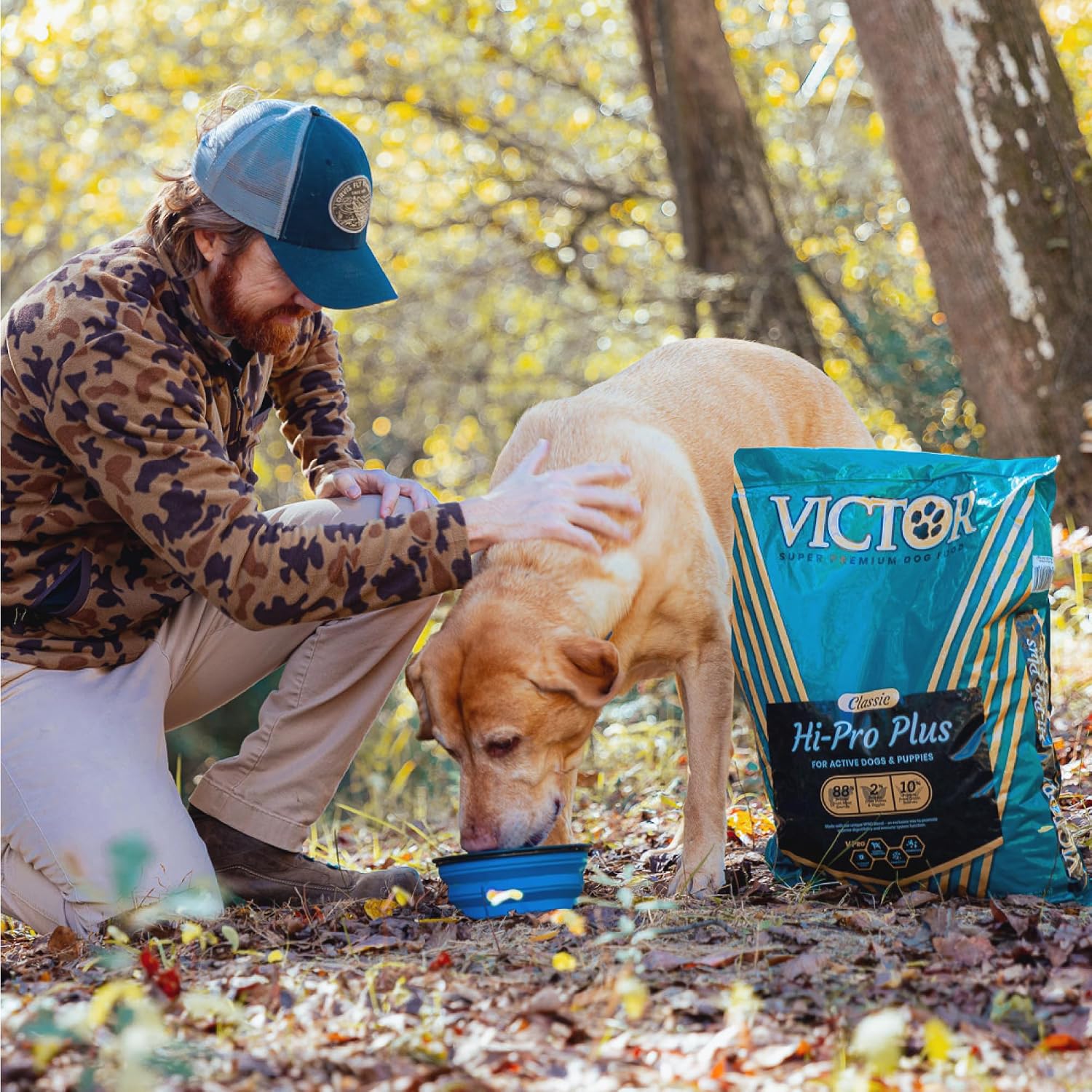 VICTOR Hi-Pro Plus Dry Dog Food - High Protein Gluten Free Dry Kibble, 5lb | Super Premium Dog Food, 30% Protein, Beef, Chicken, Pork and Fish Meals, For High Energy & Active Dogs & Puppies, 5lbs