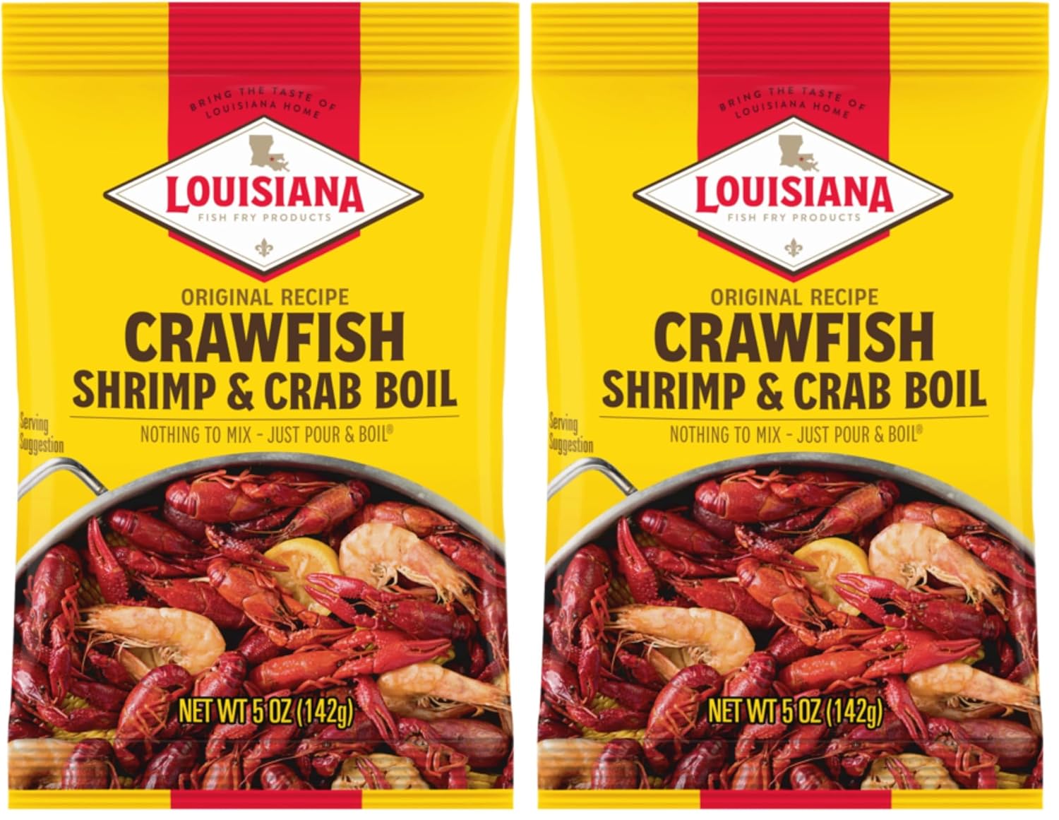 Louisiana Fish Fry Crawfish, Shrimp & Crab Boil Seasoning 5 oz