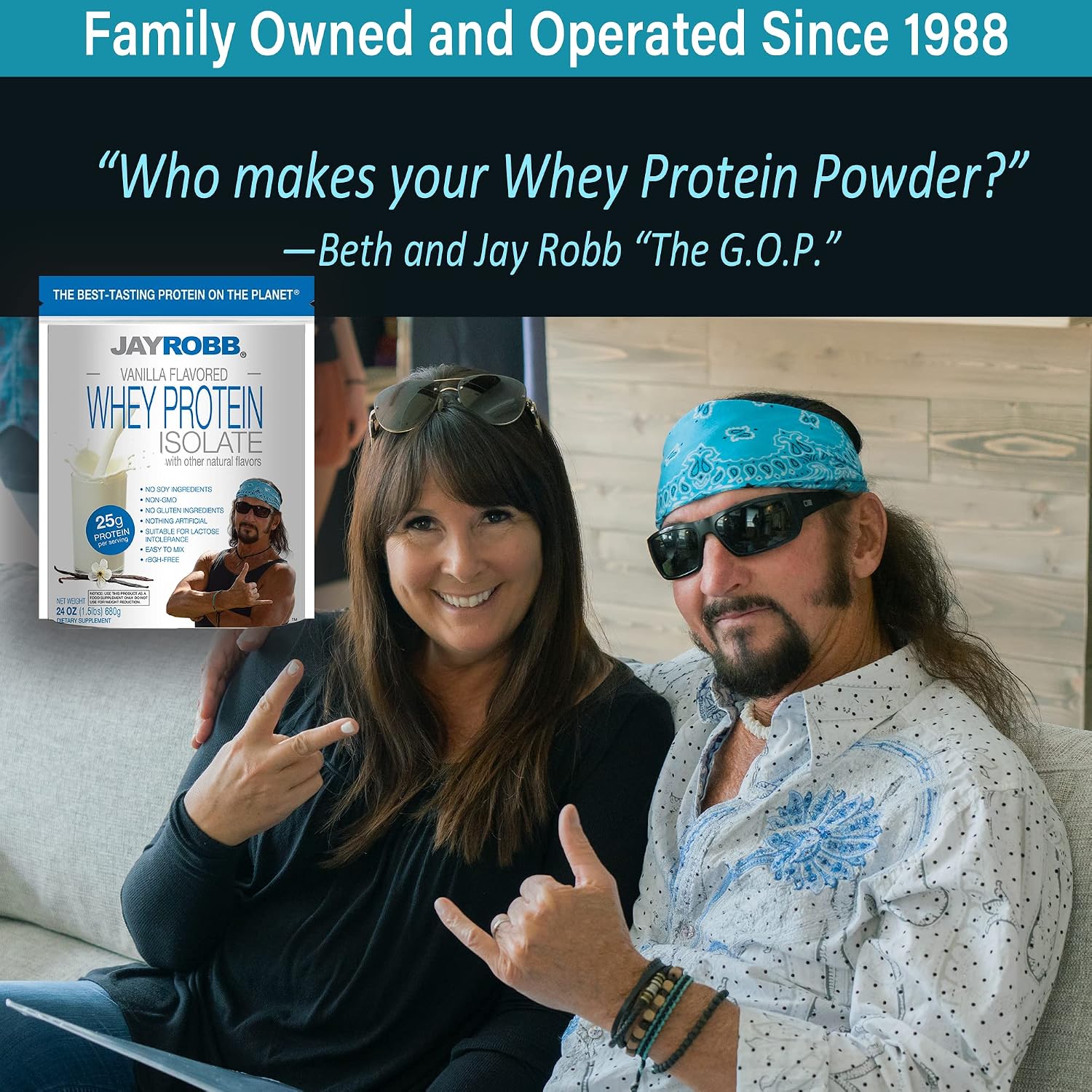 JAYROBB Whey Protein (5 Pound, Vanilla)