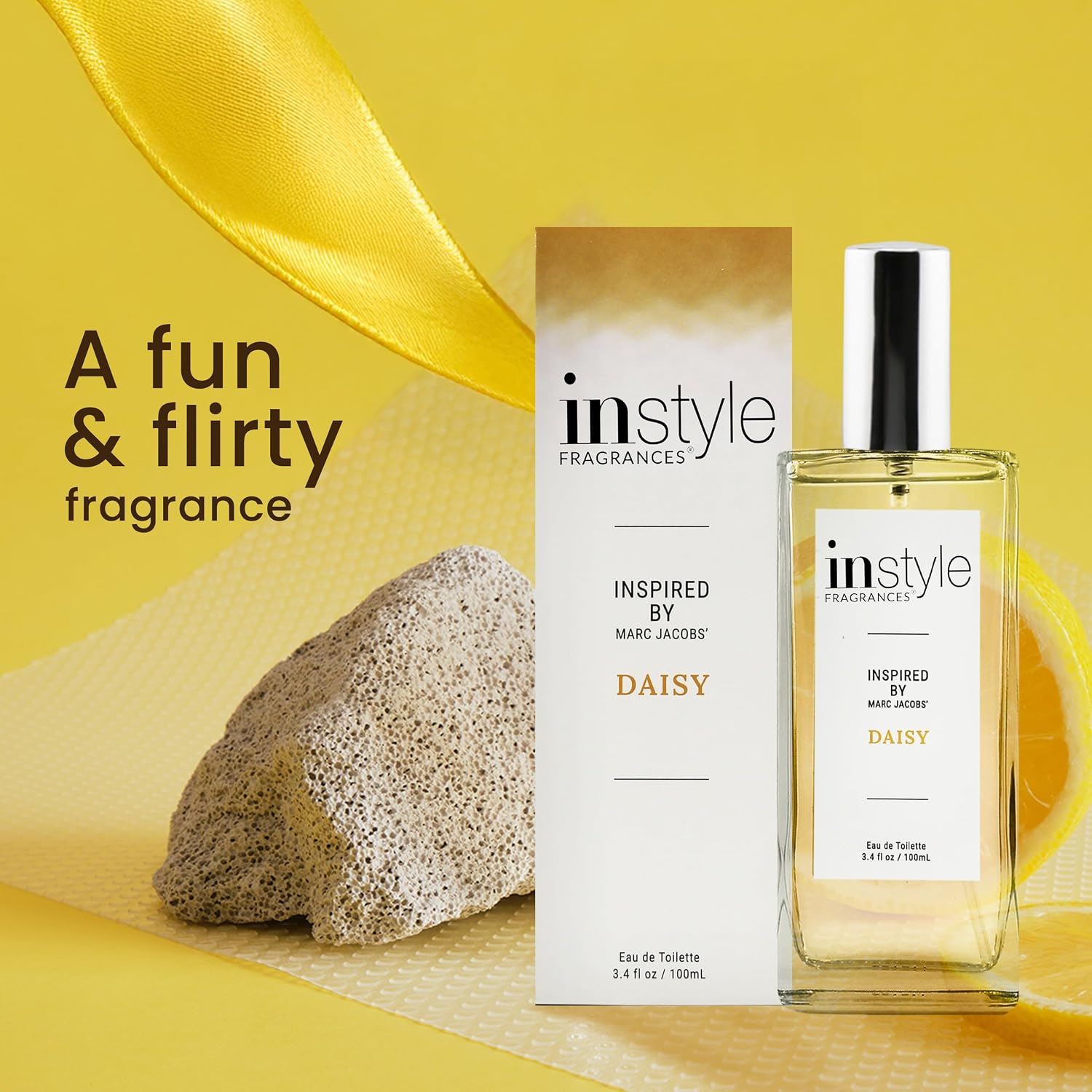 Instyle Fragrances | Inspired by Ralph Lauren's Romance | Women’s Eau de Toilette | Vegan, Paraben Free, Phthalate Free | Never Tested on Animals | 3.4 Fluid Ounces