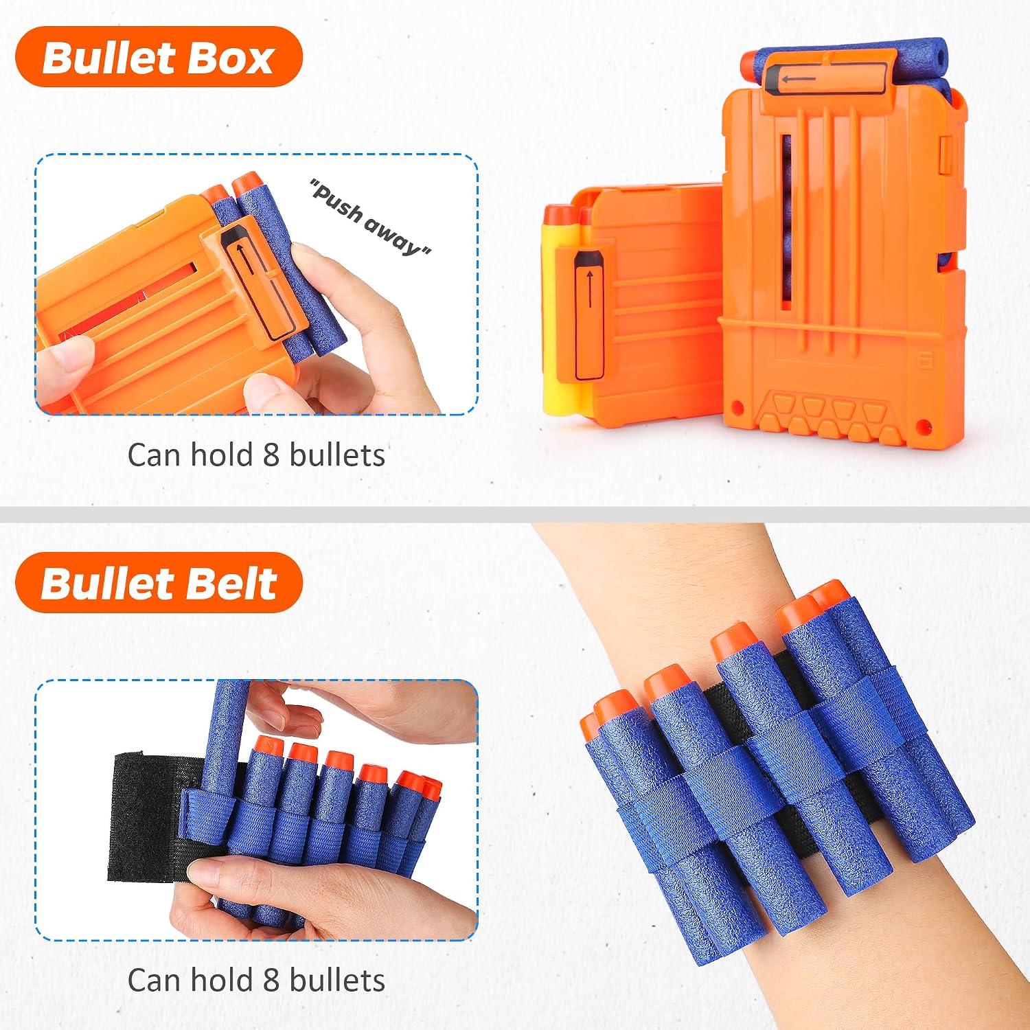 KKONES Kids Nerf Guns Tactical Vest Kit Darts Pouch Clips Mask Glasses