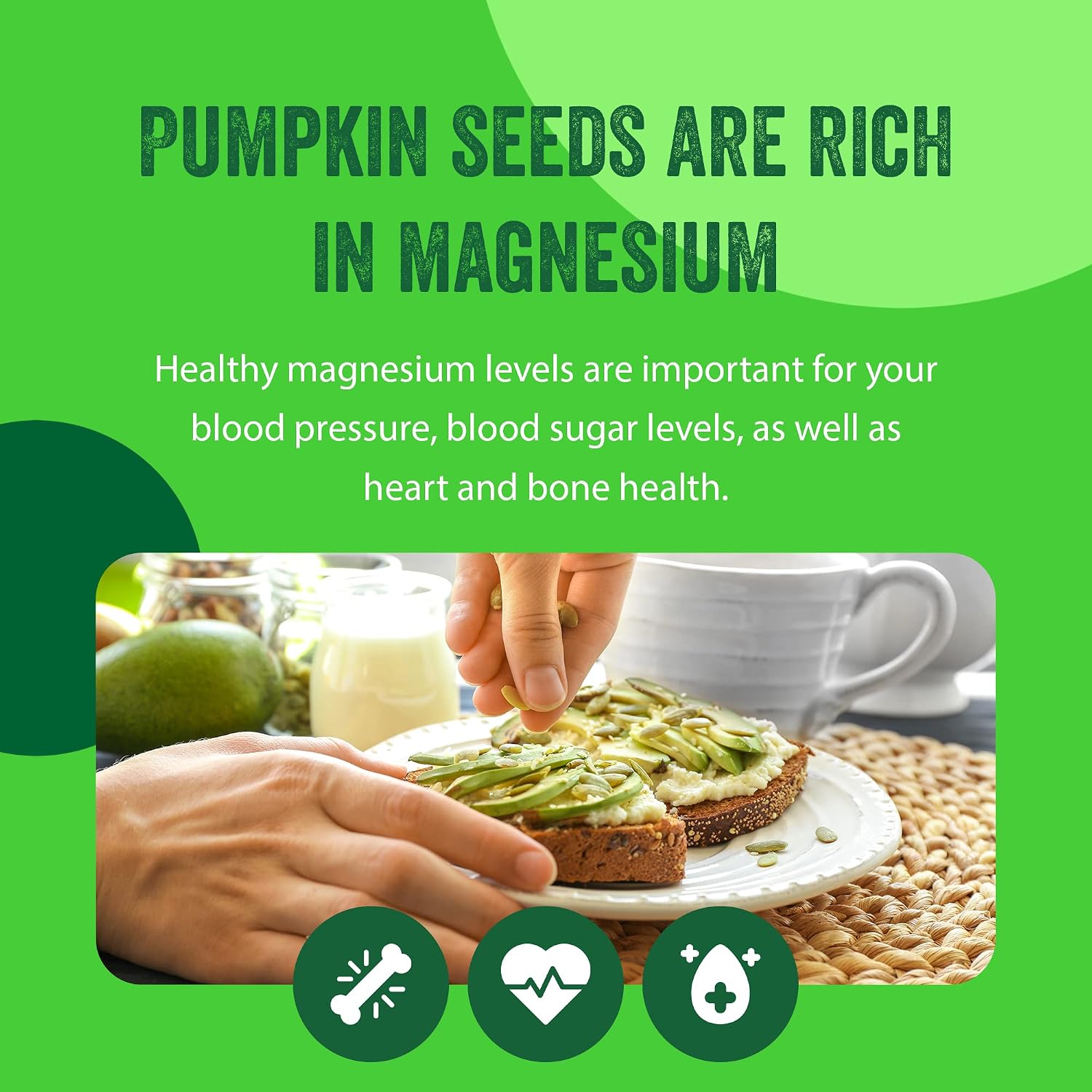 Raw Pumpkin Seeds 3 lb, Pepitas, No Shell, Unsalted, Kosher, Non-GMO