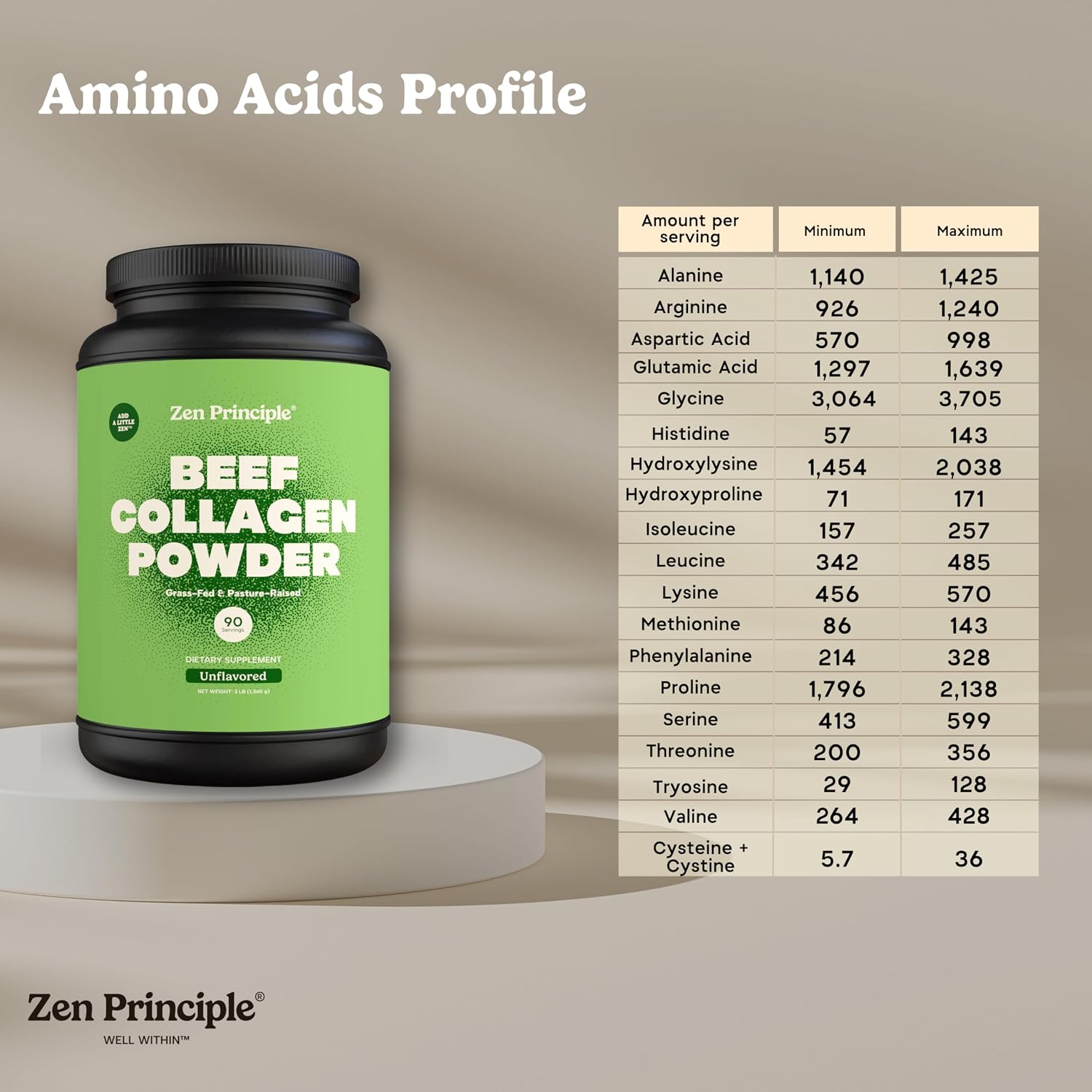 Grass-Fed Agglomerated Hydrolyzed Collagen Peptides 1.5 lb. Anti-Aging Protein for Healthy Hair, Skin & Joints. Paleo Friendly, GMO and Gluten Free, Pasture-Raised Bovine.