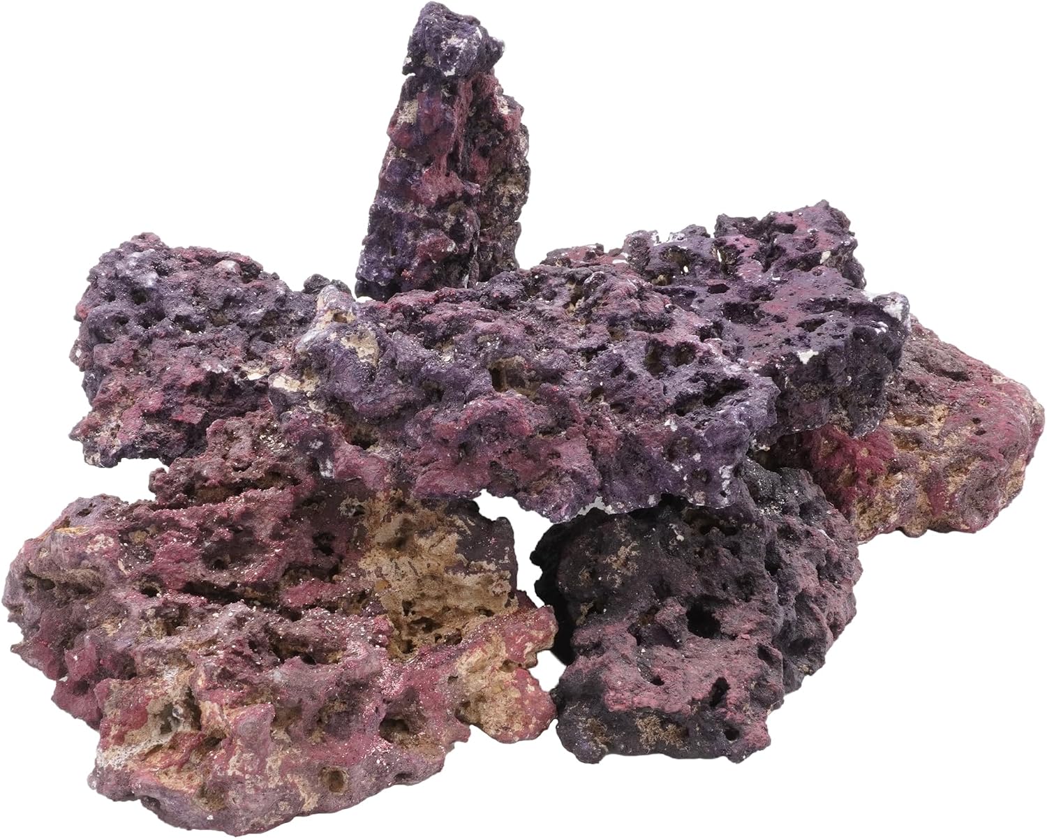 CaribSea LifeRock™ Shelf – 40 lb – Clean and Pure Aragonite Base Rock – Ideal for Fish and Reef Tanks – Supports Faster Cycling