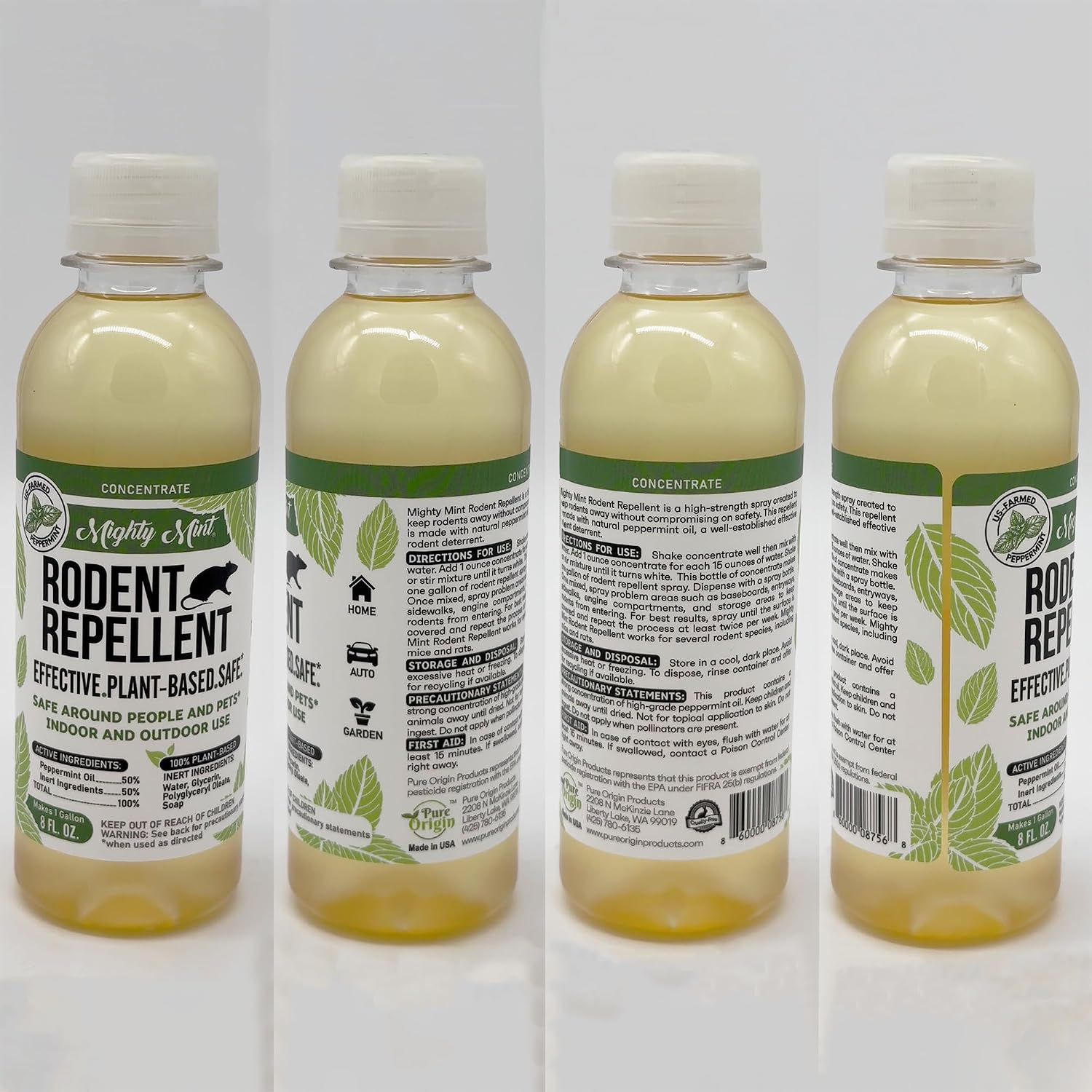 Mighty Mint Peppermint Oil Rodent Repellent Spray, 16 oz