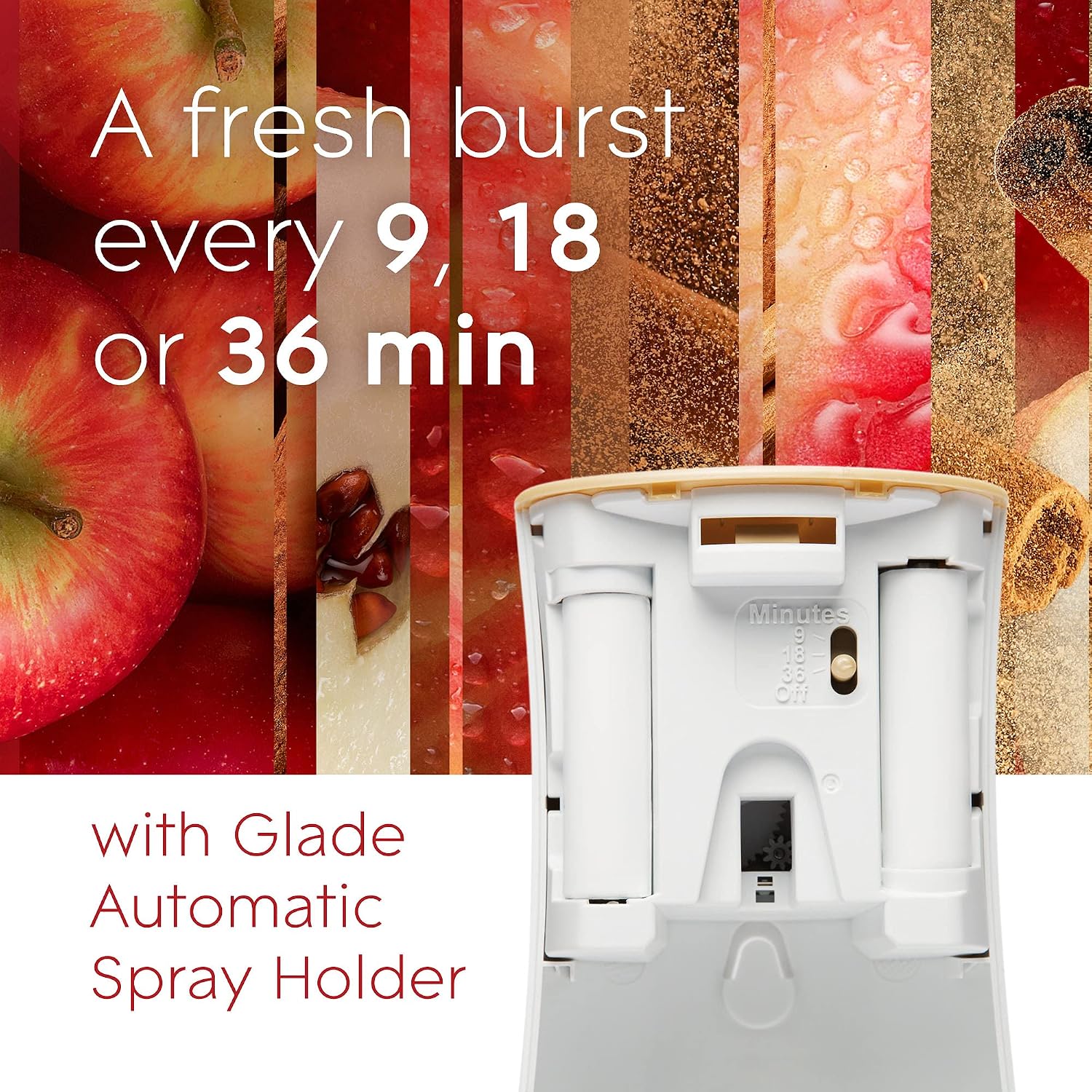 Glade Automatic Spray Refill, Air Freshener for Home and Bathroom, Cashmere Woods, 6.2 Oz