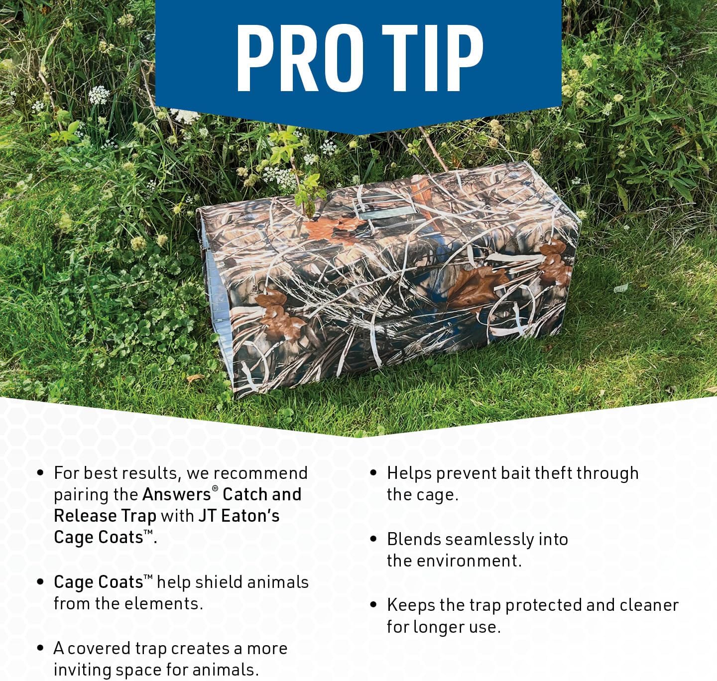 JT Eaton Answer Humane Live Catch Trap for Coyotes & Large Pests | Heavy-Duty Cage Trap; Catches Coyotes, Foxes, and Armadillos; Galvanized Wire; Humane Catch and Release