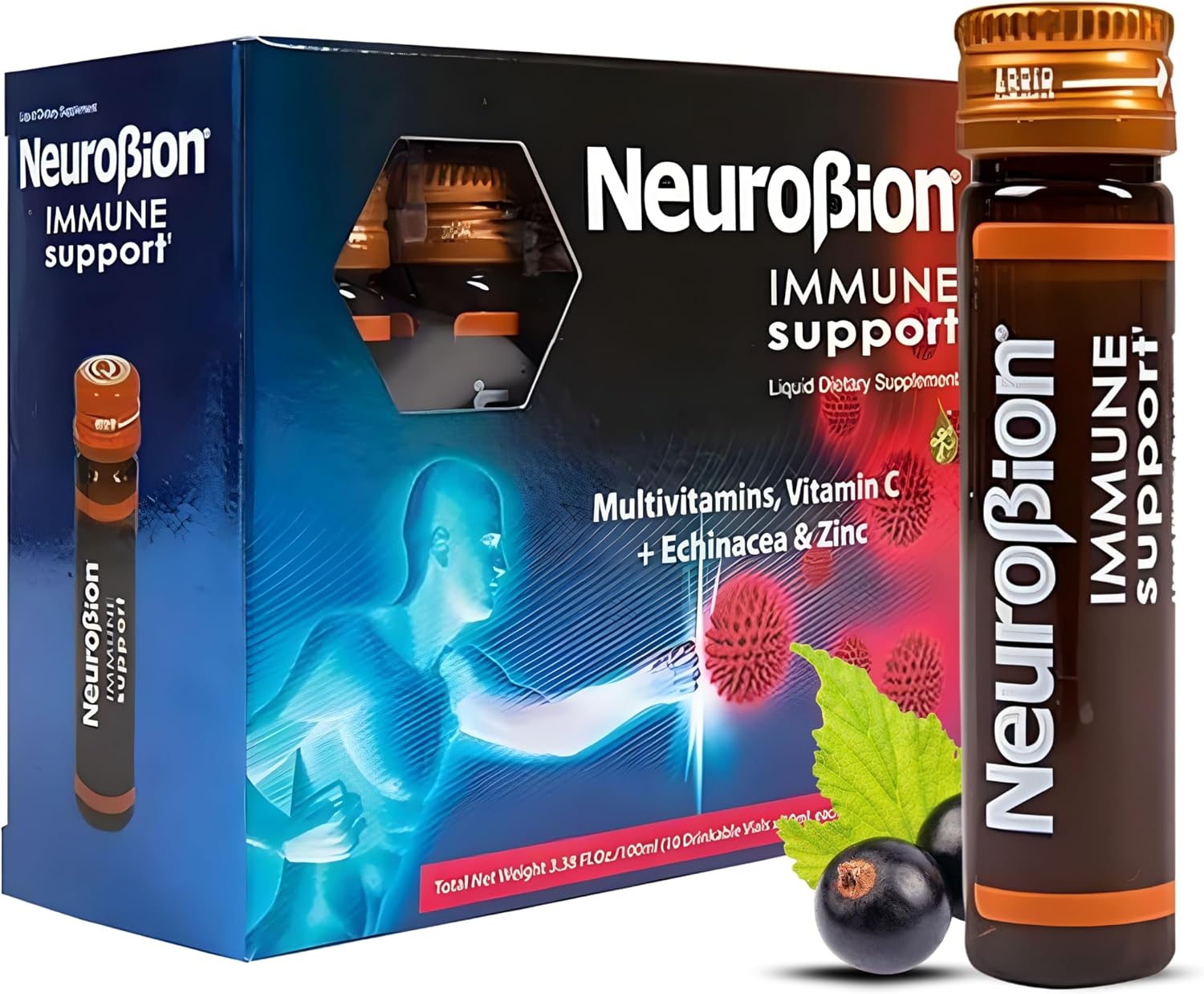 Neurobion Immune Support with Echinacea & Zinc 10 vials x 10 ml