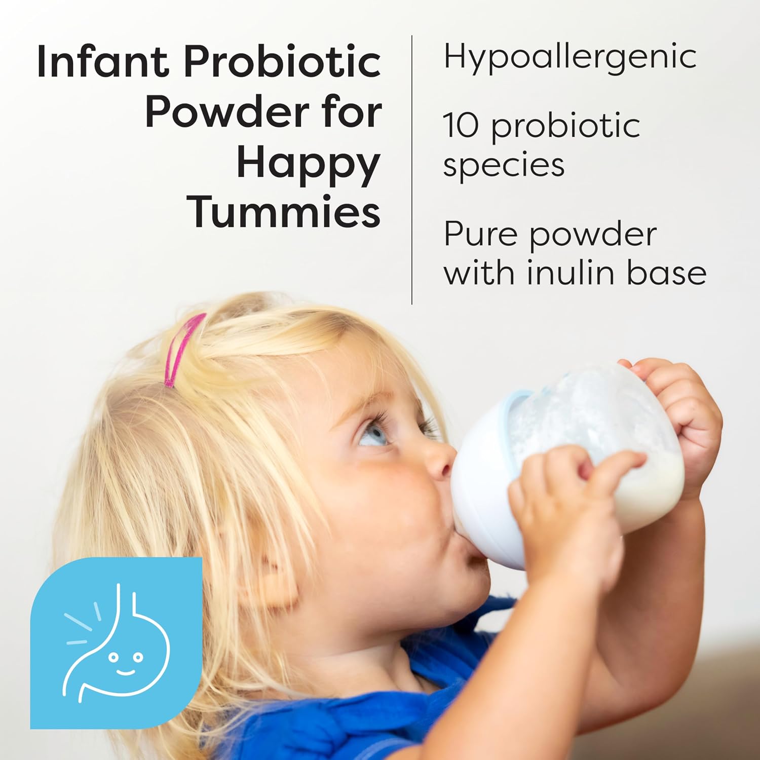 Klaire Labs SFI Health Ther-Biotic Baby Probiotic Powder, 2 oz | Supports Developing Microbiomes & Infant Development, 5 Billion CFU + 10 Strains for Digestive Health and Immune Support
