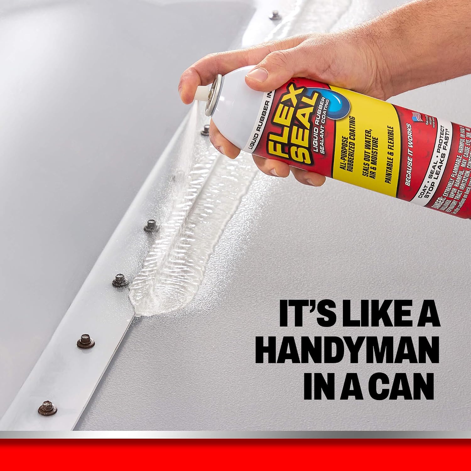 Flex Seal, 14 oz, 2-Pack, Black, Stop Leaks Instantly, Waterproof Rubber Spray On Sealant Coating, Perfect for Gutters, Wood, RV, Campers, Roof Repair, Skylights, Windows, and More