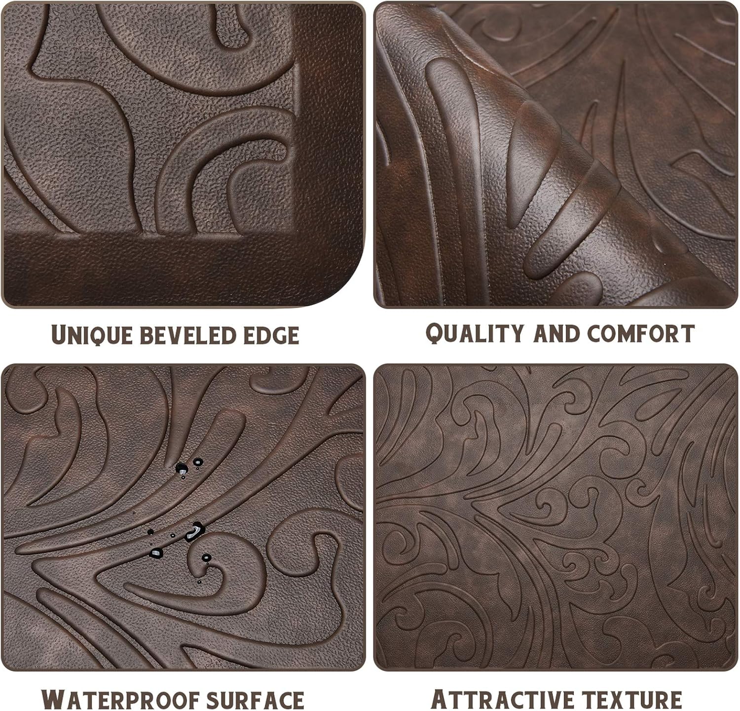 Kitchen Mat Cushioned Anti-Fatigue Comfort Standing Mat Rug for Home,Office