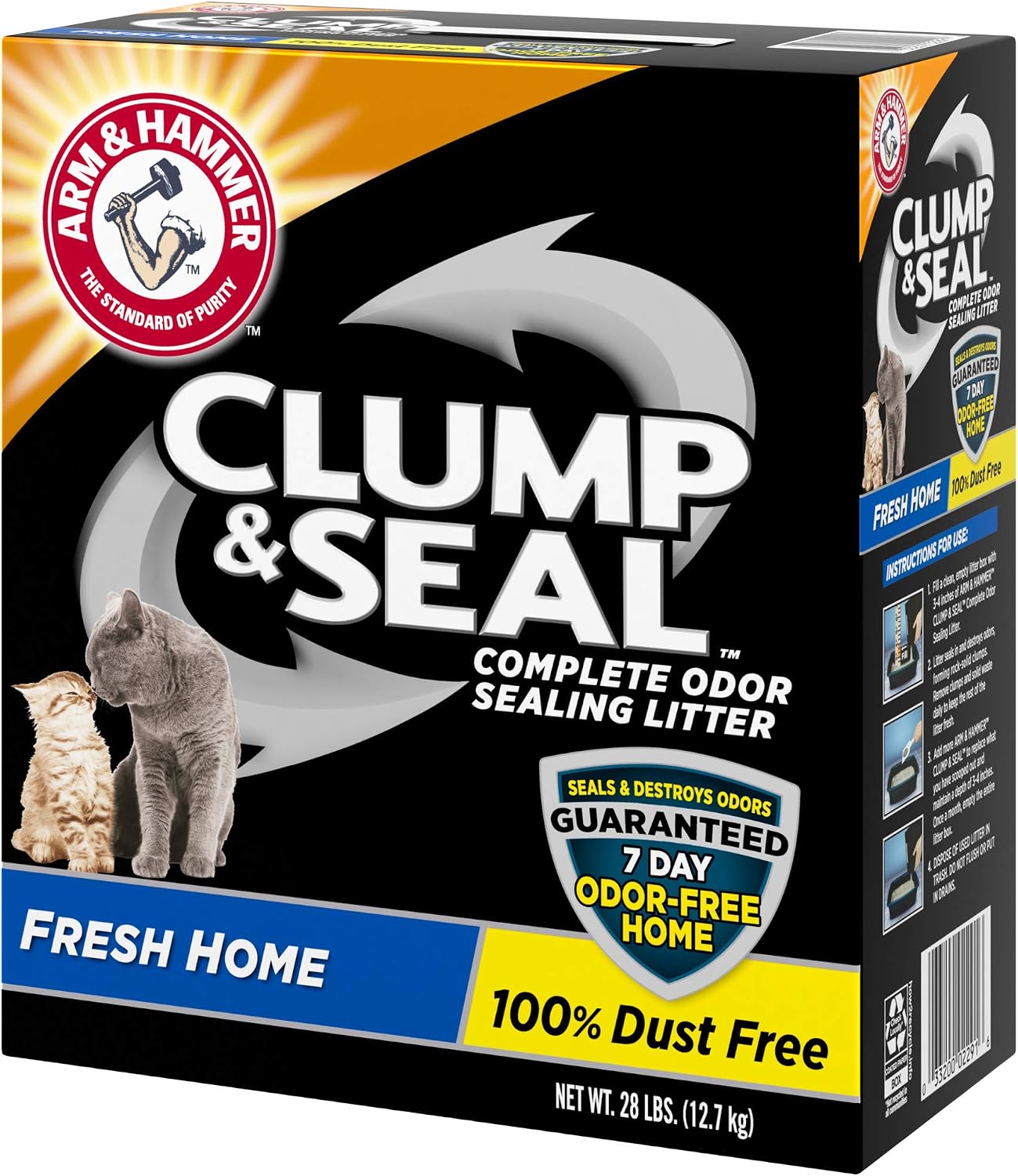 ARM & HAMMER Clump & Seal Cat Litter, Fresh Scent 14lb