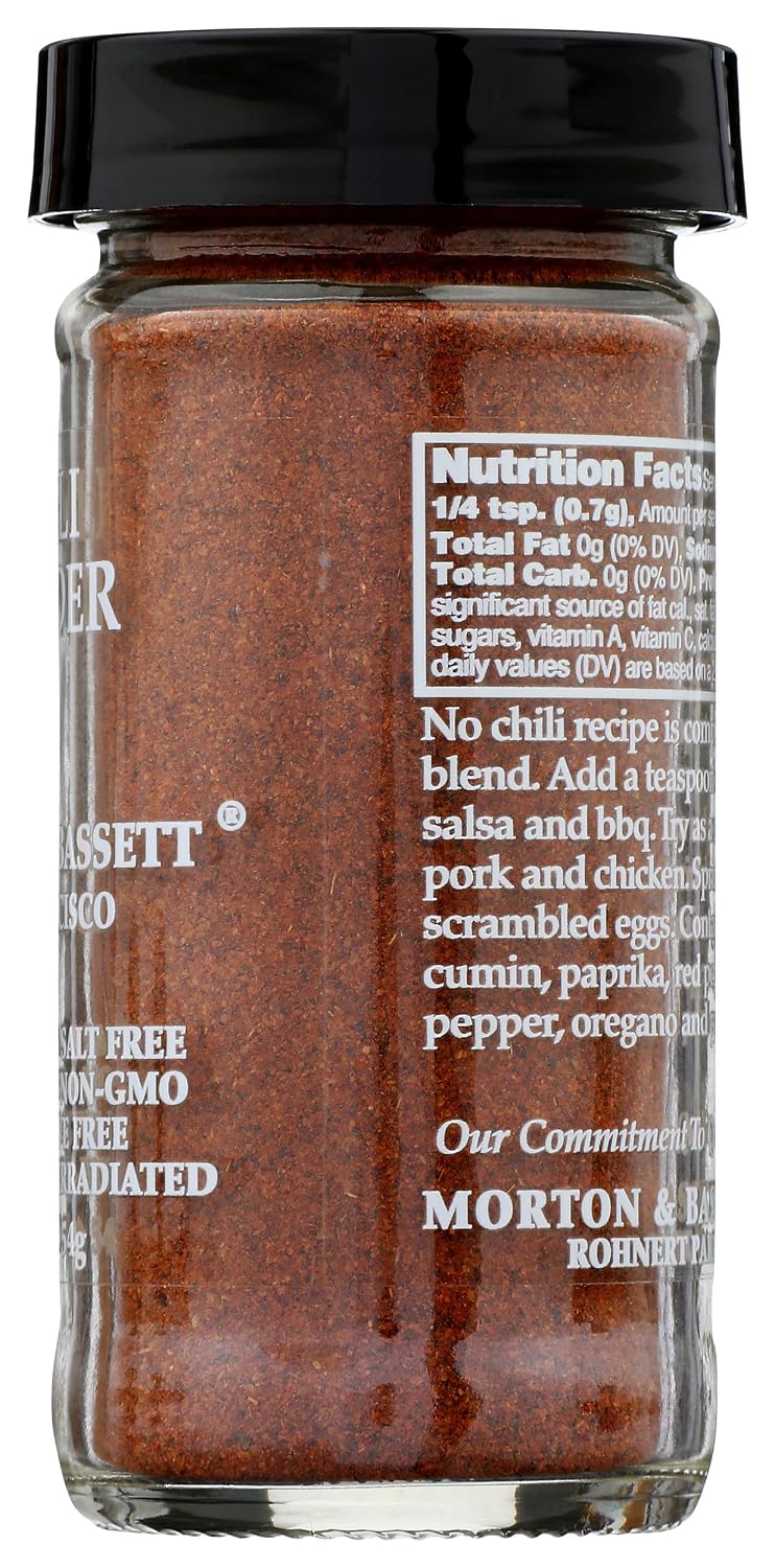 Morton & Bassett Cayenne Pepper, 1.8 oz – Non-GMO, Salt-Free, Bold and Spicy for Heat, Sauces & Mexican Cuisine