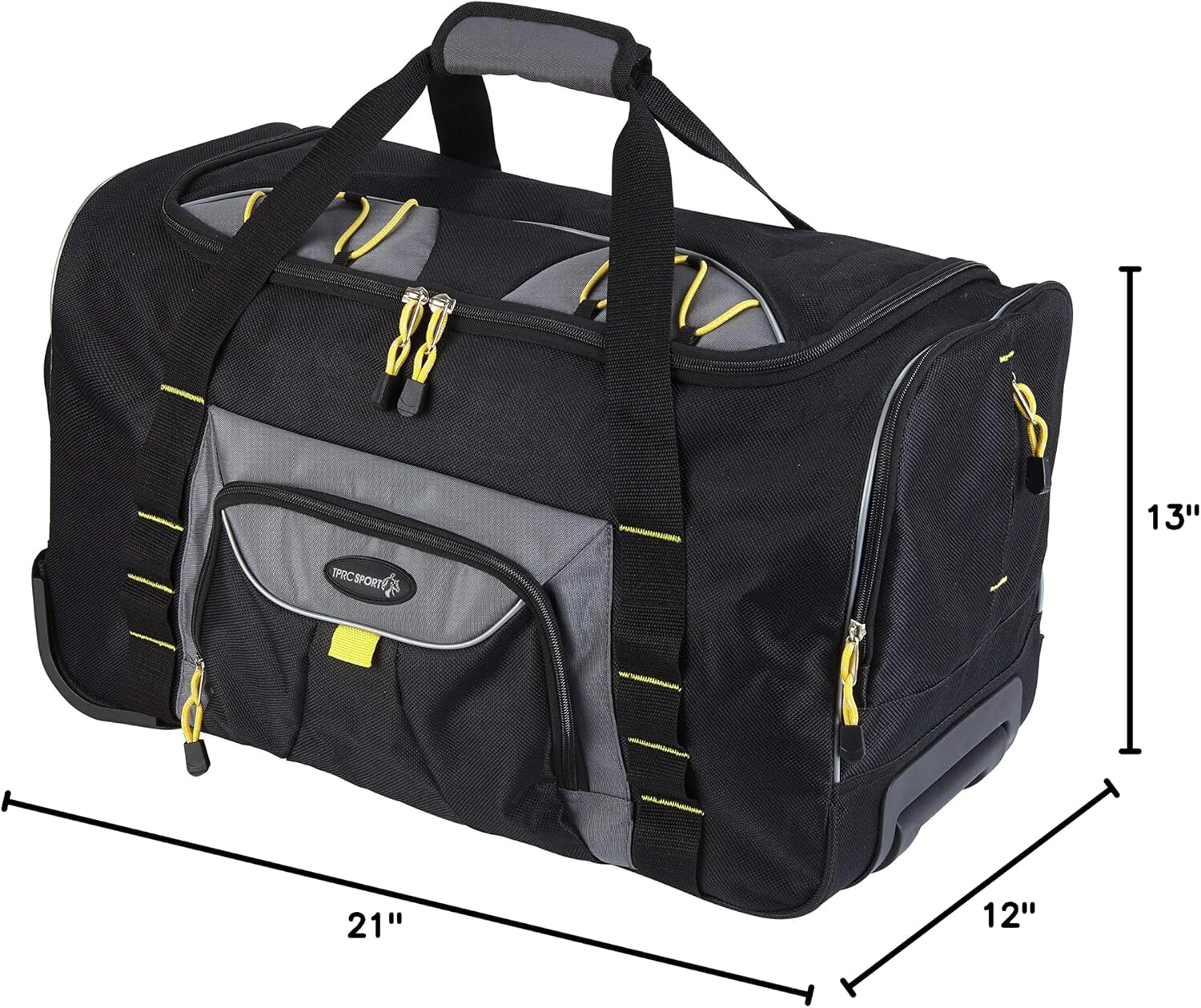 TPRC Sierra Madre Duffel Bag, Black, 30" Rolling
