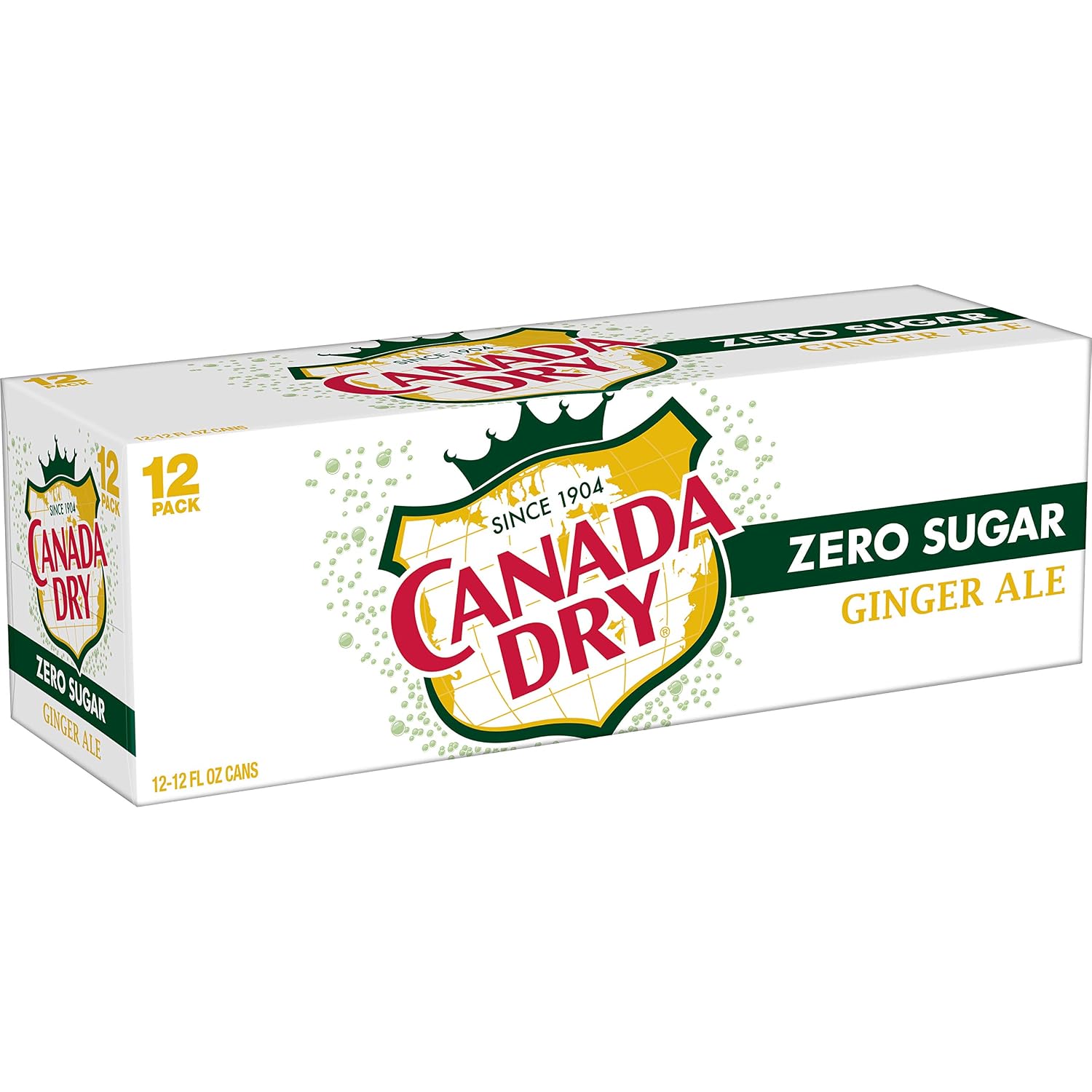 Canada Dry Ginger Ale Soda, 12 fl oz cans, 12 pack
