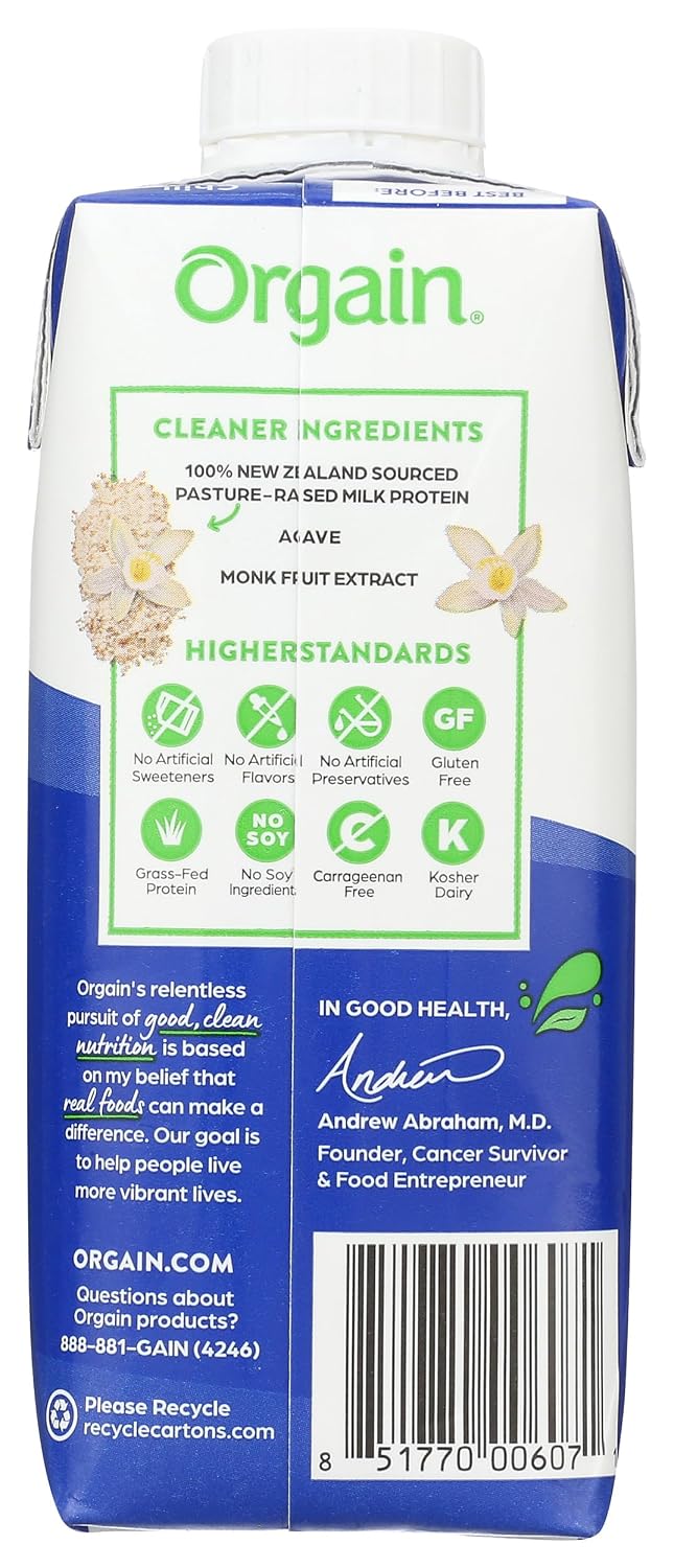 ORGAIN Organic Creamy Chocolate Fudge Drink, 11 FZ