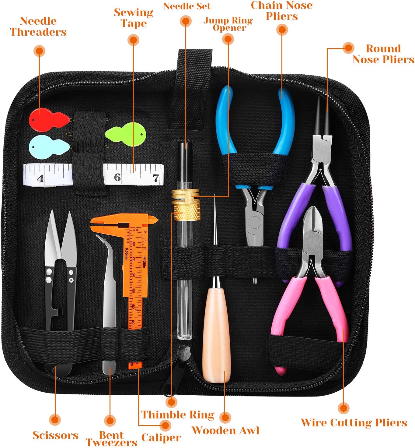PAXCOO Jewelry Making Supplies Kit, Jewelry Making Kit with Jewelry Making Tools, Jewelry Wires and Jewelry Findings for Jewelry Making