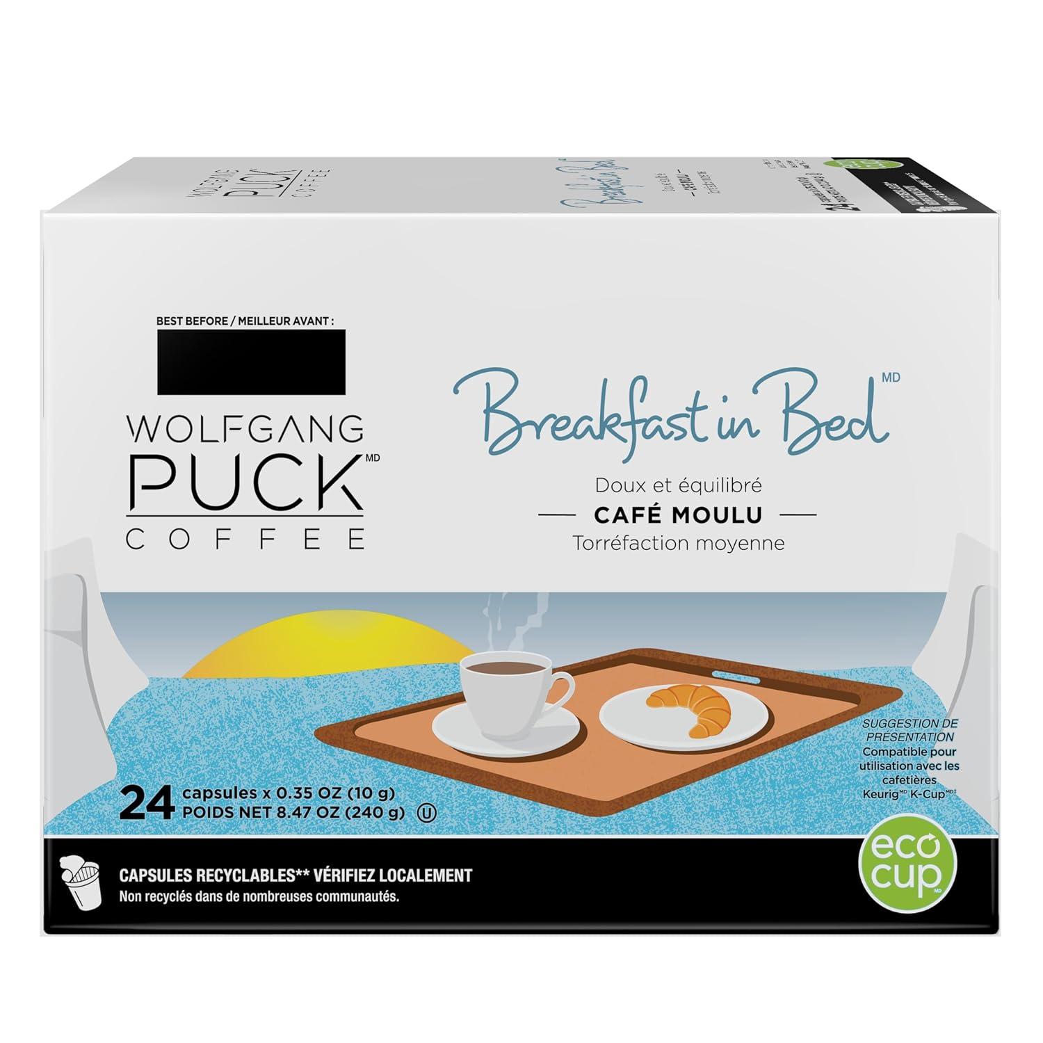 Wolfgang Puck Coffee Single Serve Capsules, Compatible with Keurig K-Cup Brewers, Hawaiian Hazelnut, 24 Count