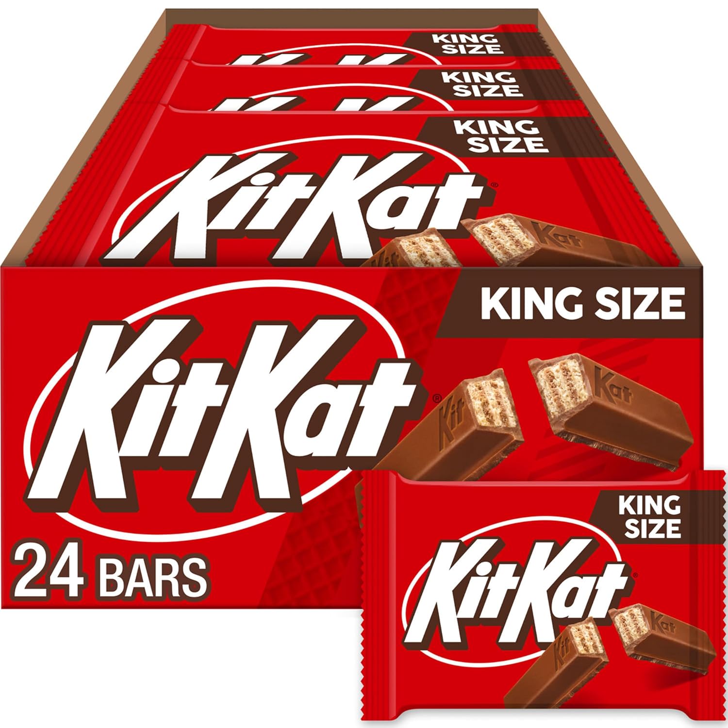KIT KAT Milk Chocolate Wafer Candy Bar, 1.5 oz