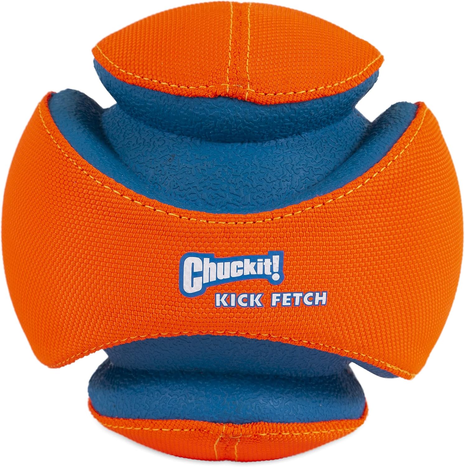 Chuckit! Kick Fetch Ball Dog Toy, Floats in Water, Large 8 Inch Diameter | Durable rubber and foam build, interactive play design, great for pool or lake sessions, built for big breed dogs each day